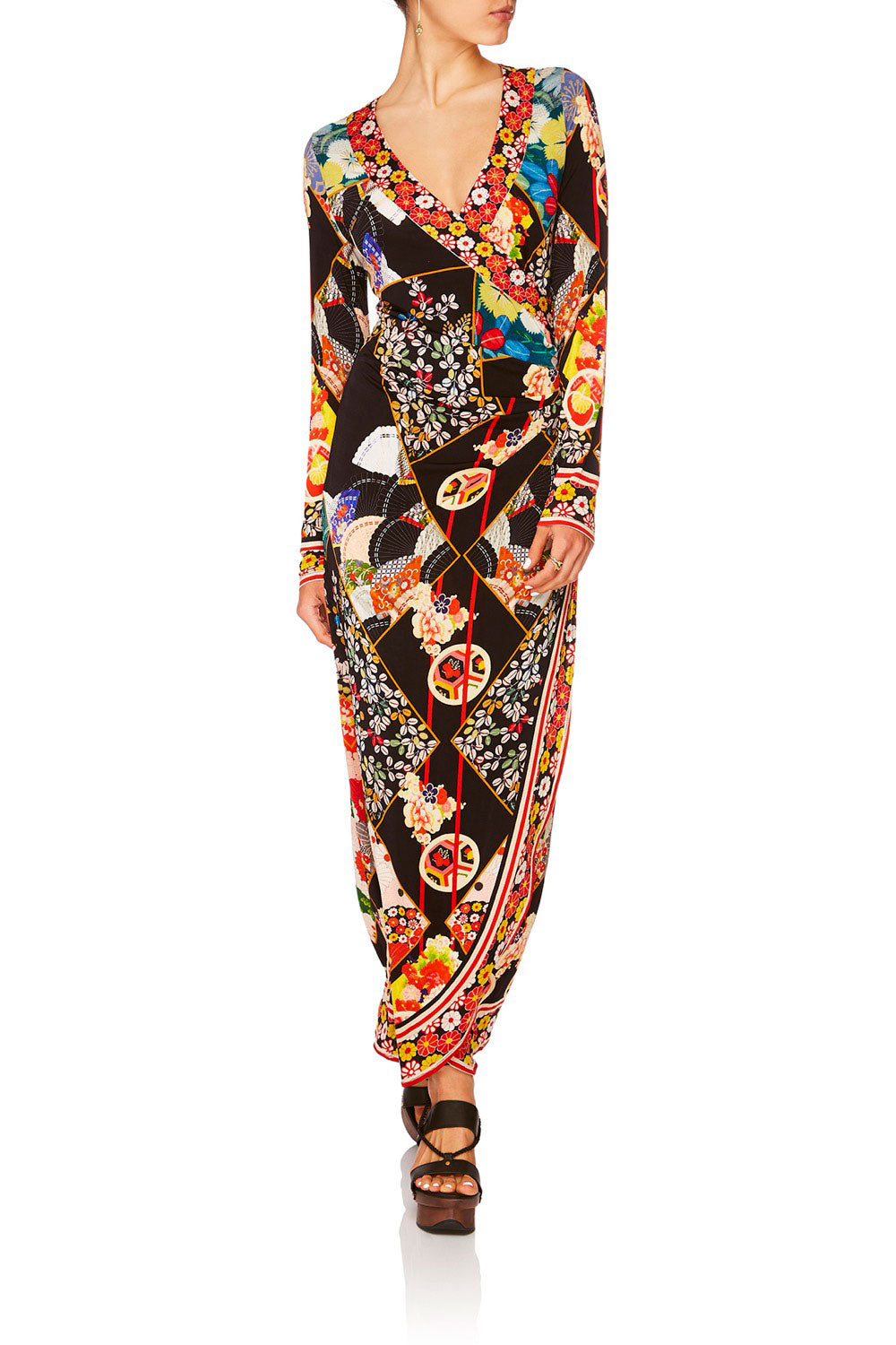 CAMILLA STAR GIRL WRAP DRESS W TIE