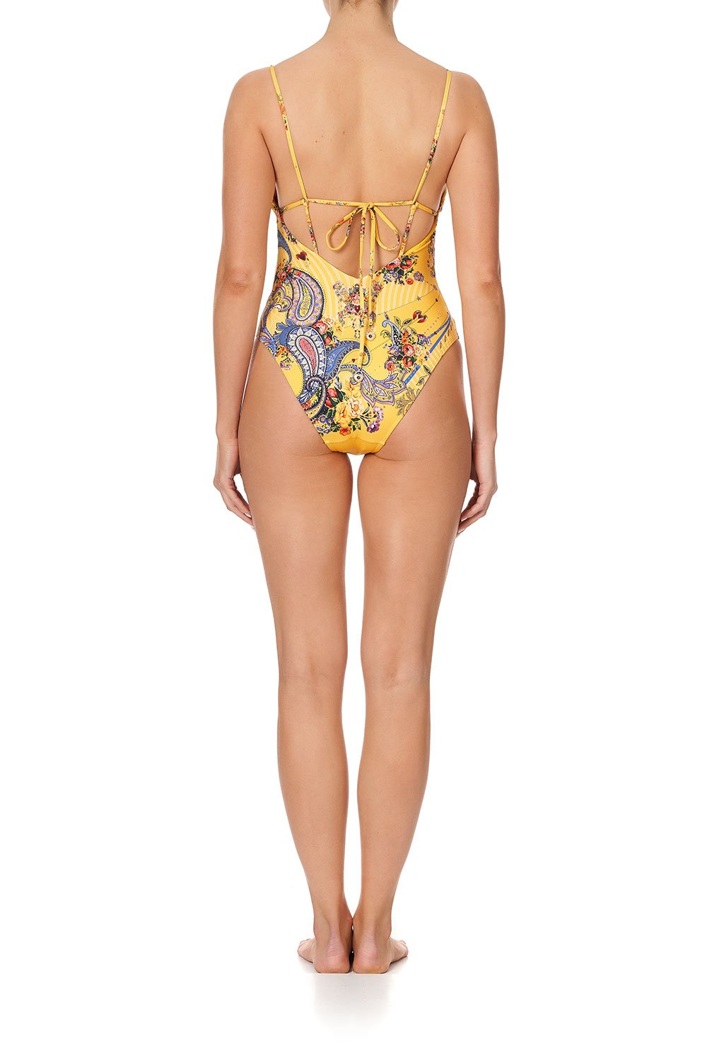 STRAIGHT NECK HIGH LEG ONE PIECE OWN MUSE