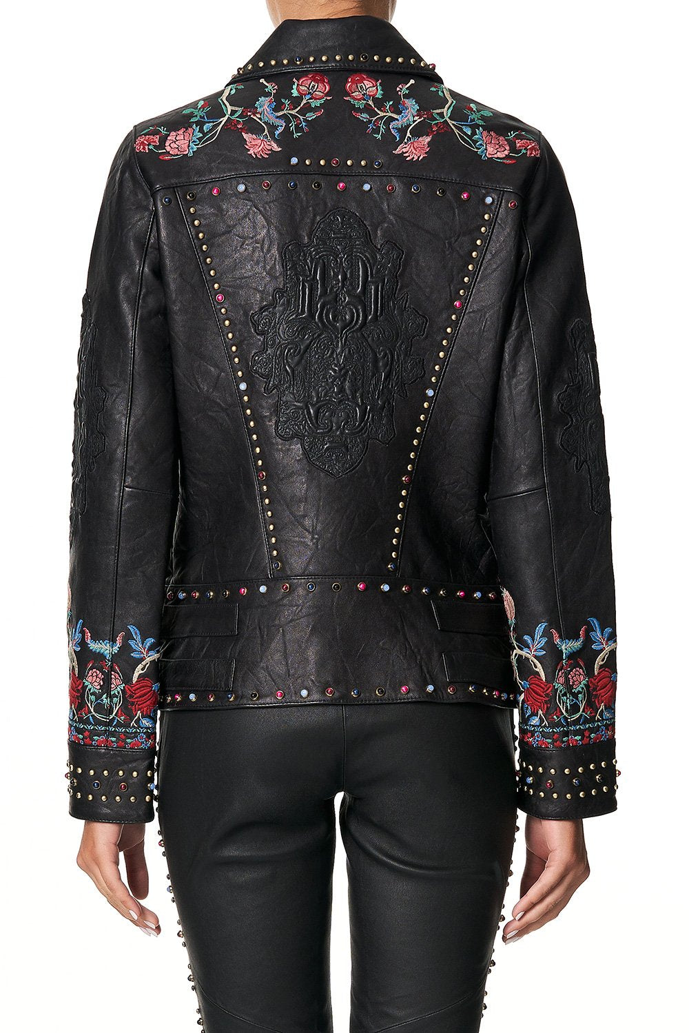 CAMILLA STUDDED BIKER JACKET HAUTE PROVINCIAL