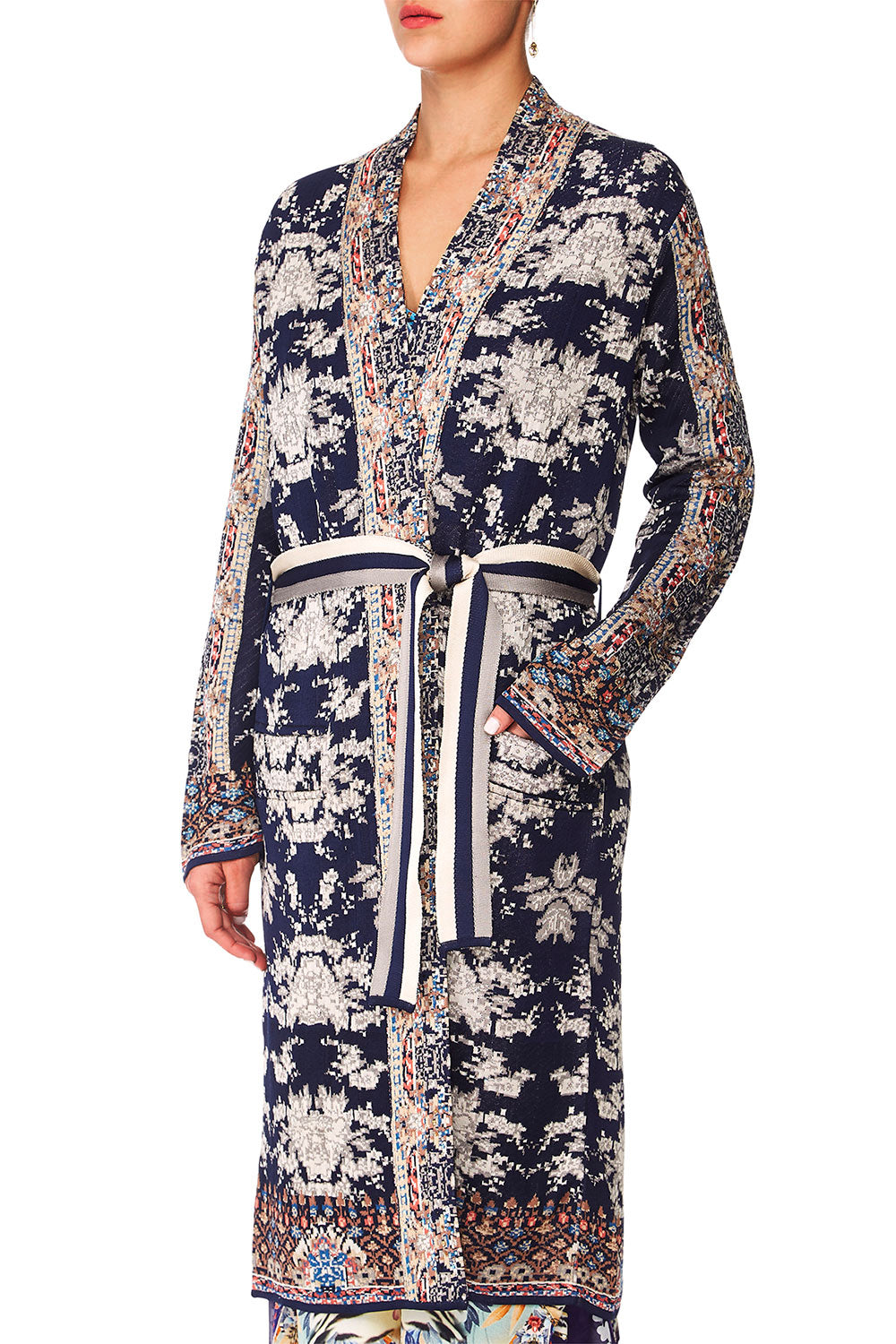 CAMILLA THE LONELY WILD KNIT WRAP W TIE