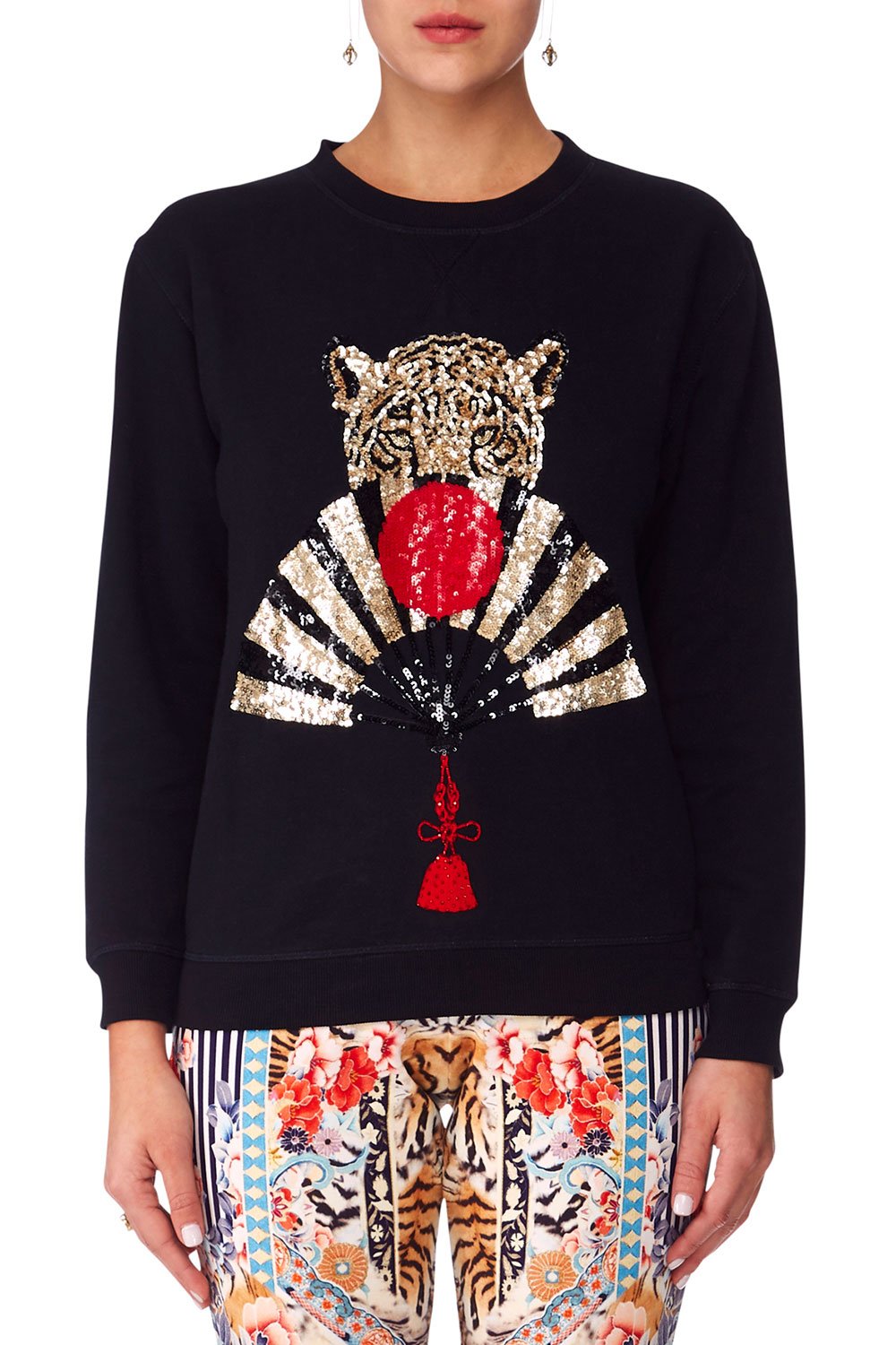 CAMILLA THE LONELY WILD ROUND NECK SWEATER