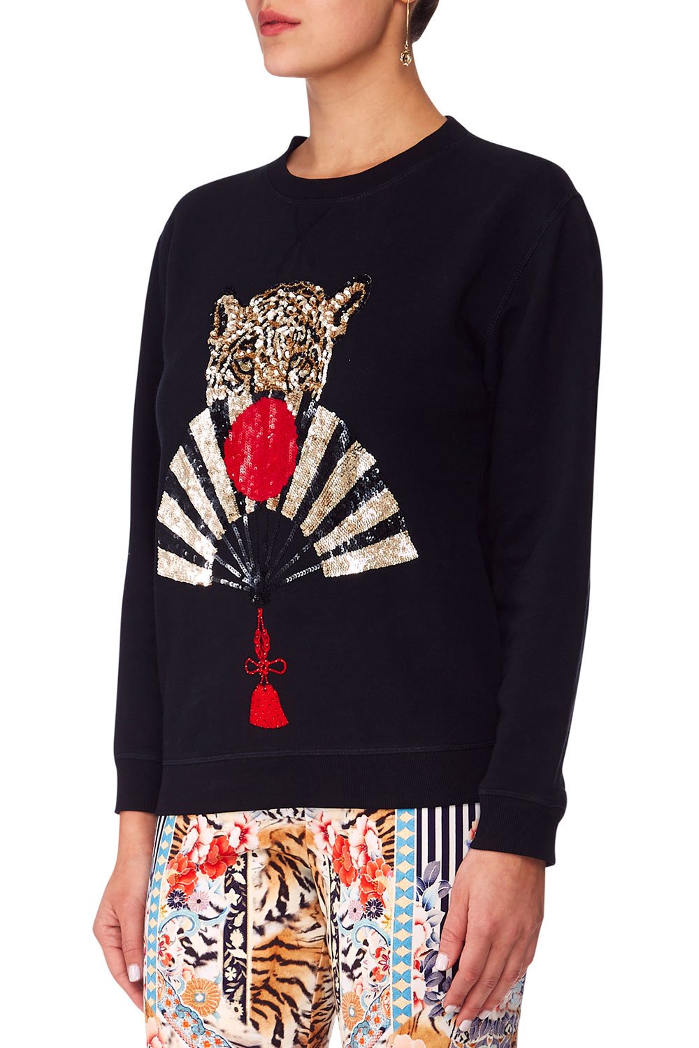 CAMILLA THE LONELY WILD ROUND NECK SWEATER