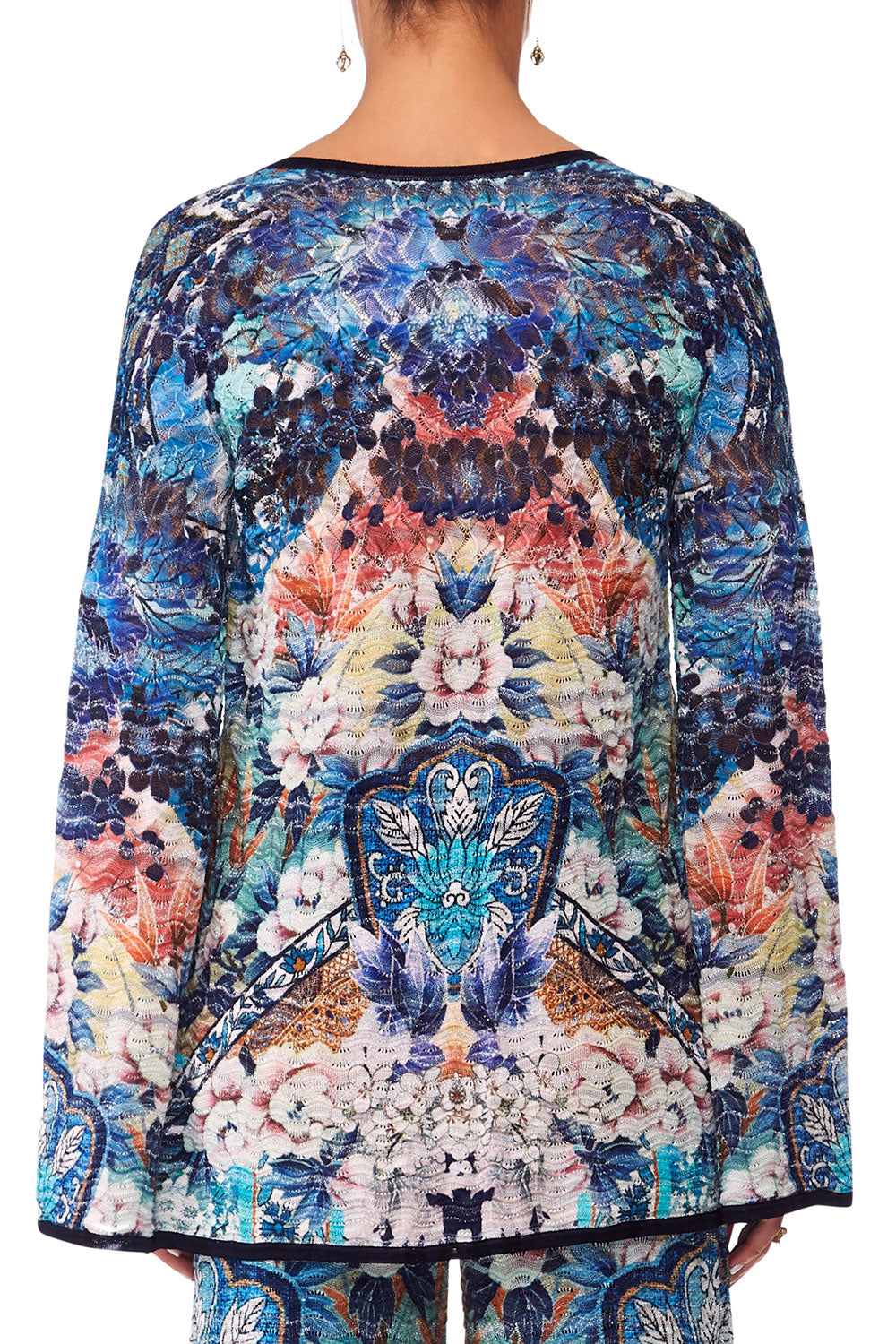 CAMILLA TOKYO TRIBE FANCY STITCH V NECK