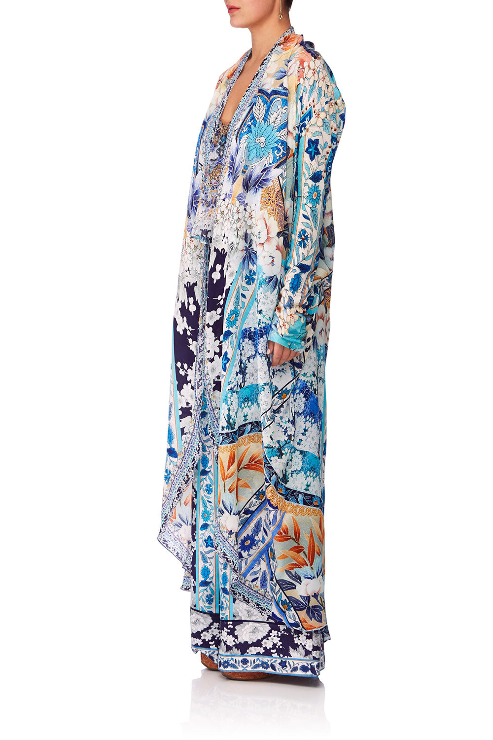 CAMILLA TOKYO TRIBE LONG CASUAL JACKET W POCKETS