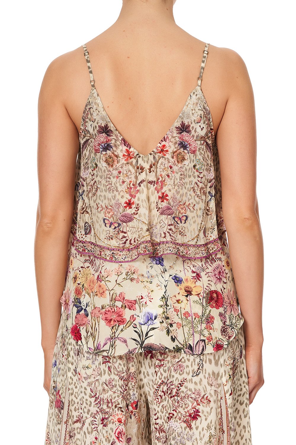 TOP WITH NECKLINE FRILL DRIFTING DREAMER