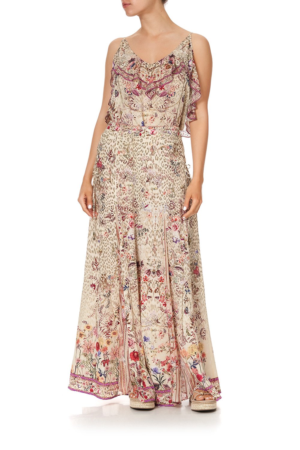 TOP WITH NECKLINE FRILL DRIFTING DREAMER