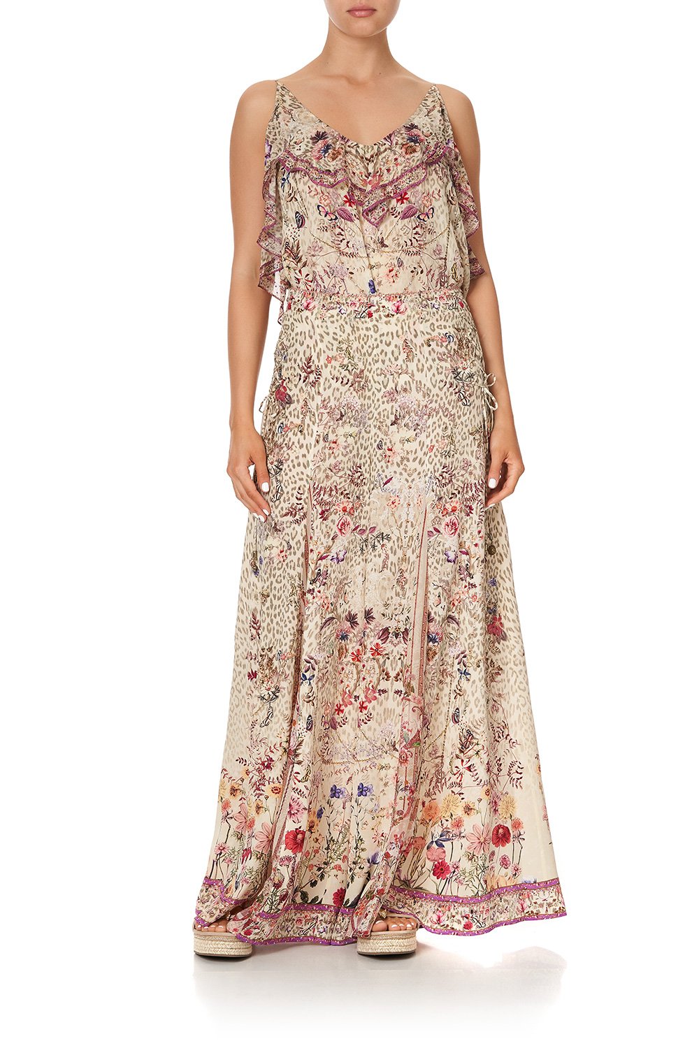 TOP WITH NECKLINE FRILL DRIFTING DREAMER