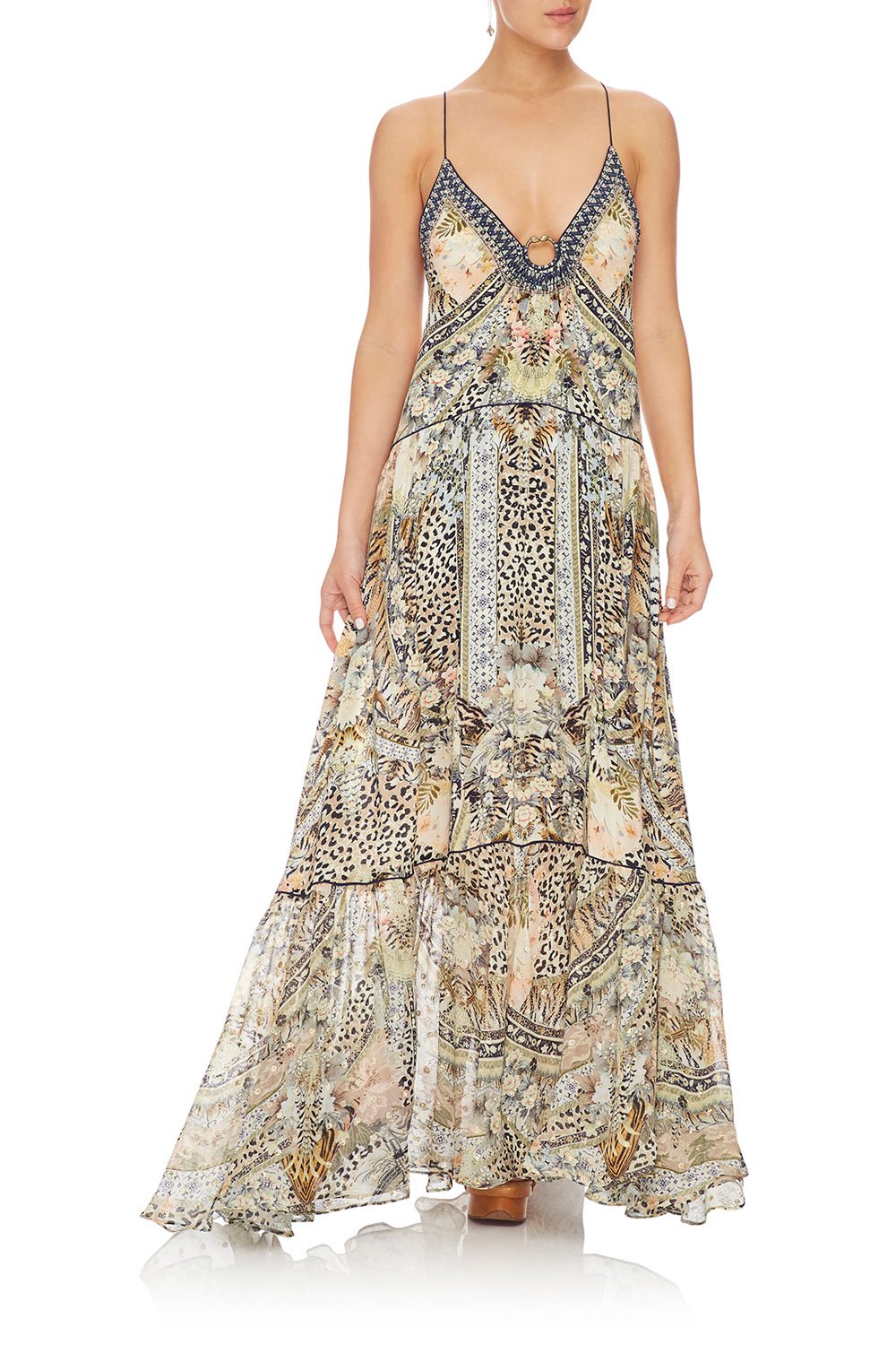 CAMILLA U-RING MAXI DRESS MOTO MAIKO