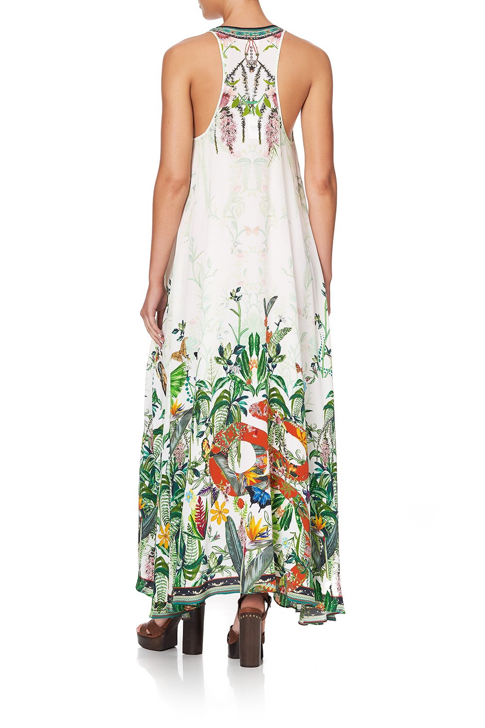 V NECK RACERBACK DRESS DAINTREE DARLING