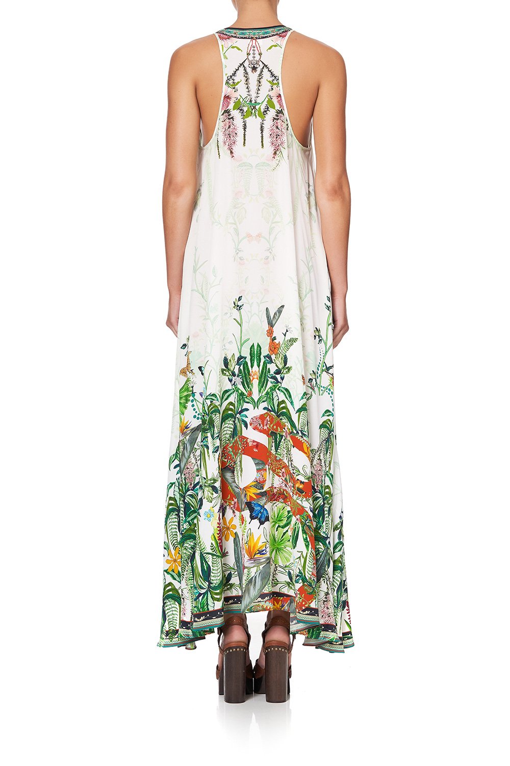 V NECK RACERBACK DRESS DAINTREE DARLING