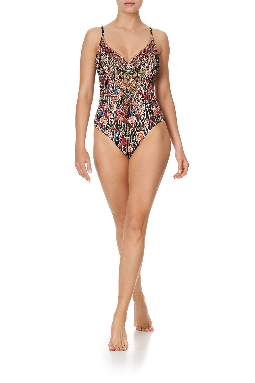 V NECK UNDERWIRE ONE PIECE LIV A LITTLE