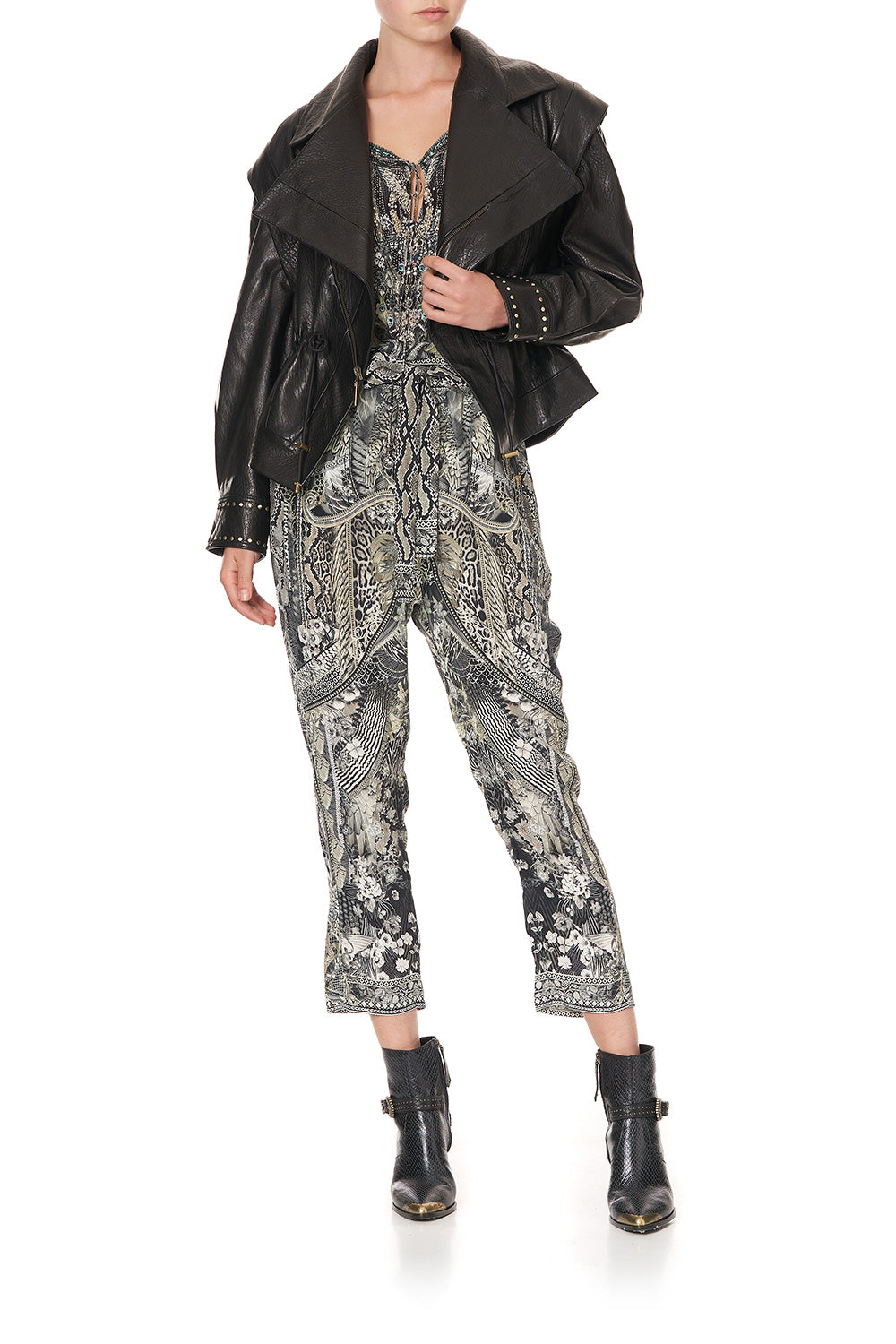 DROP CROTCH SLIM LEG PANT ONE TRIBE