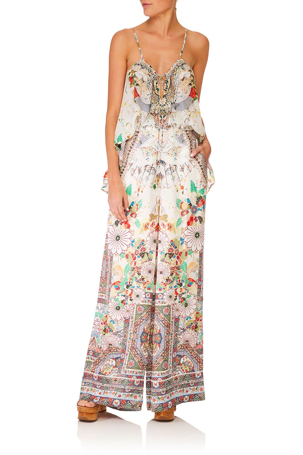 CAMILLA TIME AFTER TIME WIDE LEG PANT W CUFFS