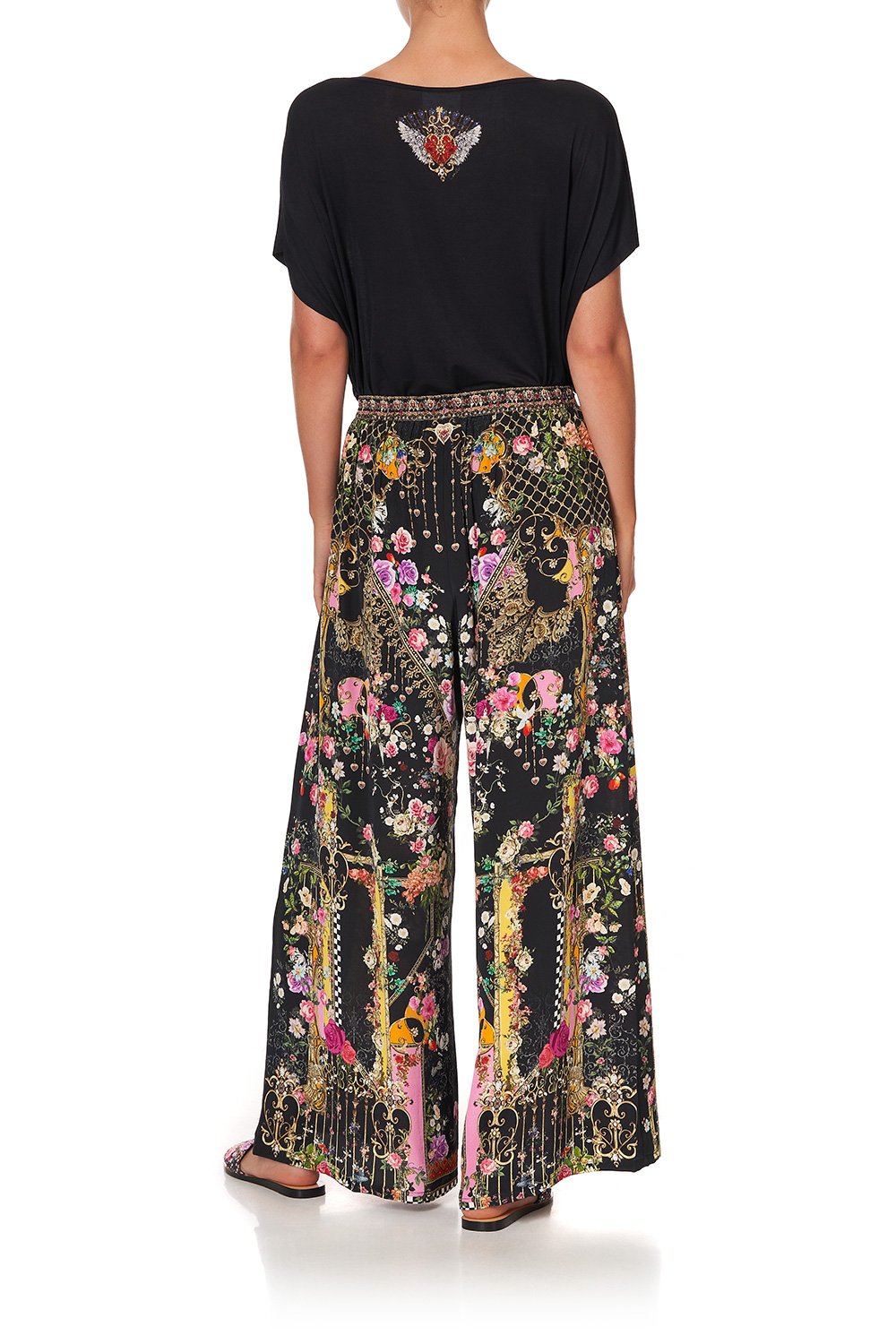 WIDE LEG TROUSER WITH FRONT POCKETS MONTAGUES CAPULET
