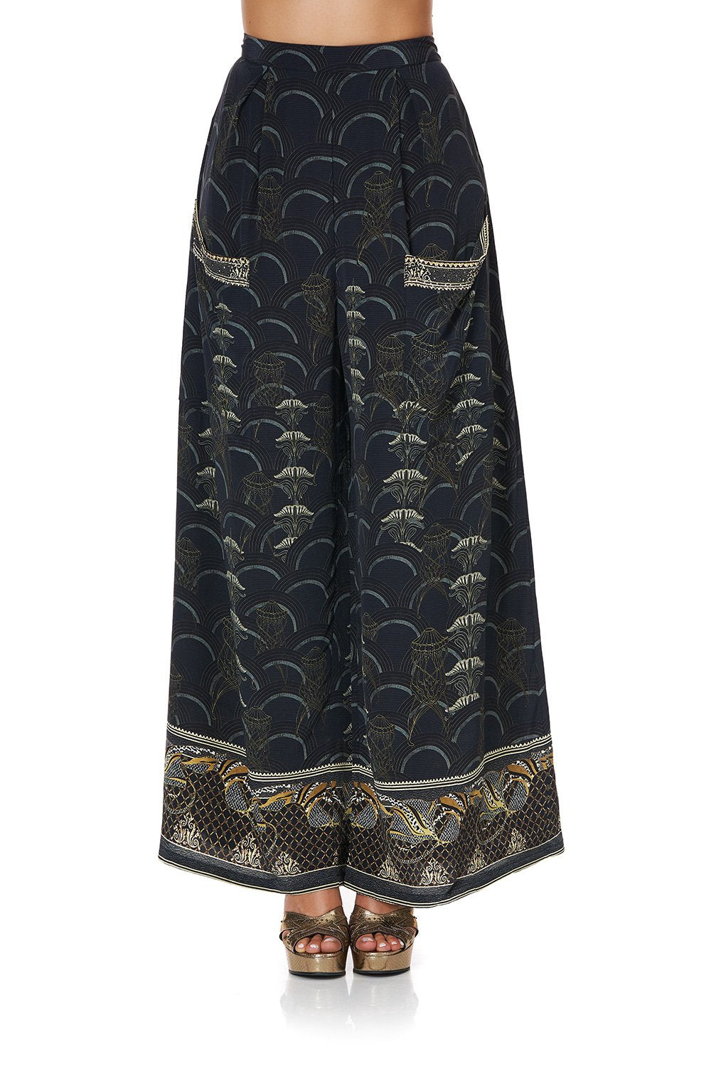 WIDE LEG TROUSER WITH FRONT POCKETS WISE WINGS