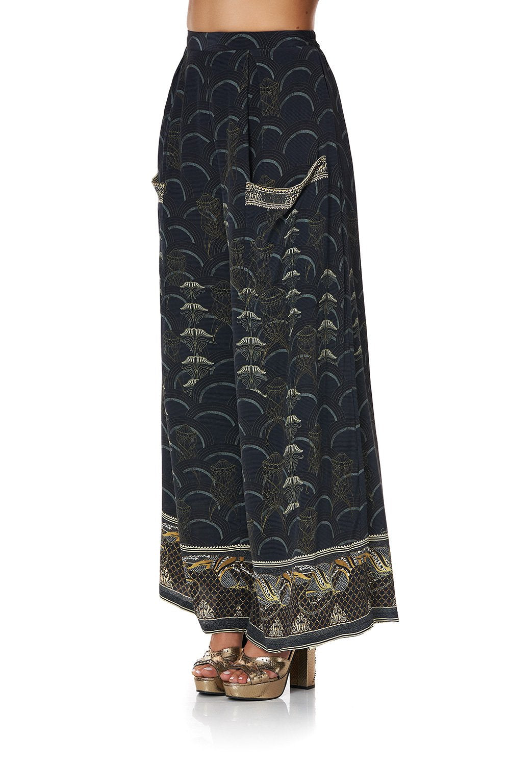 WIDE LEG TROUSER WITH FRONT POCKETS WISE WINGS