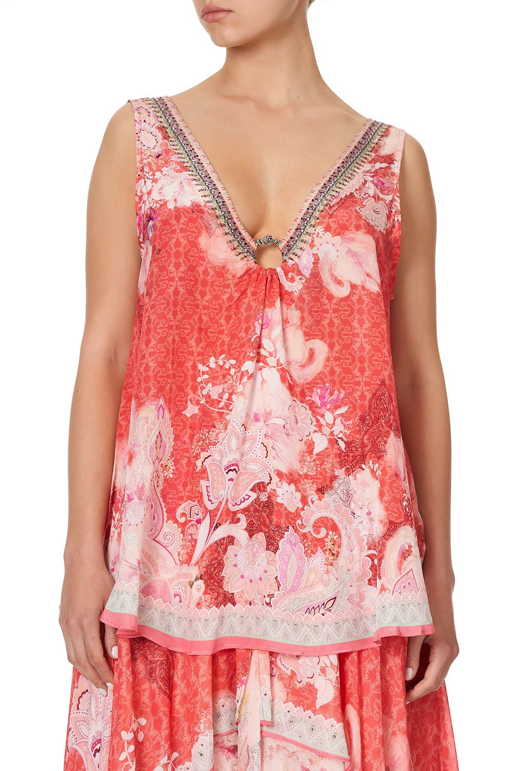 WIDE STRAP U-RING TOP PALACE MUSE