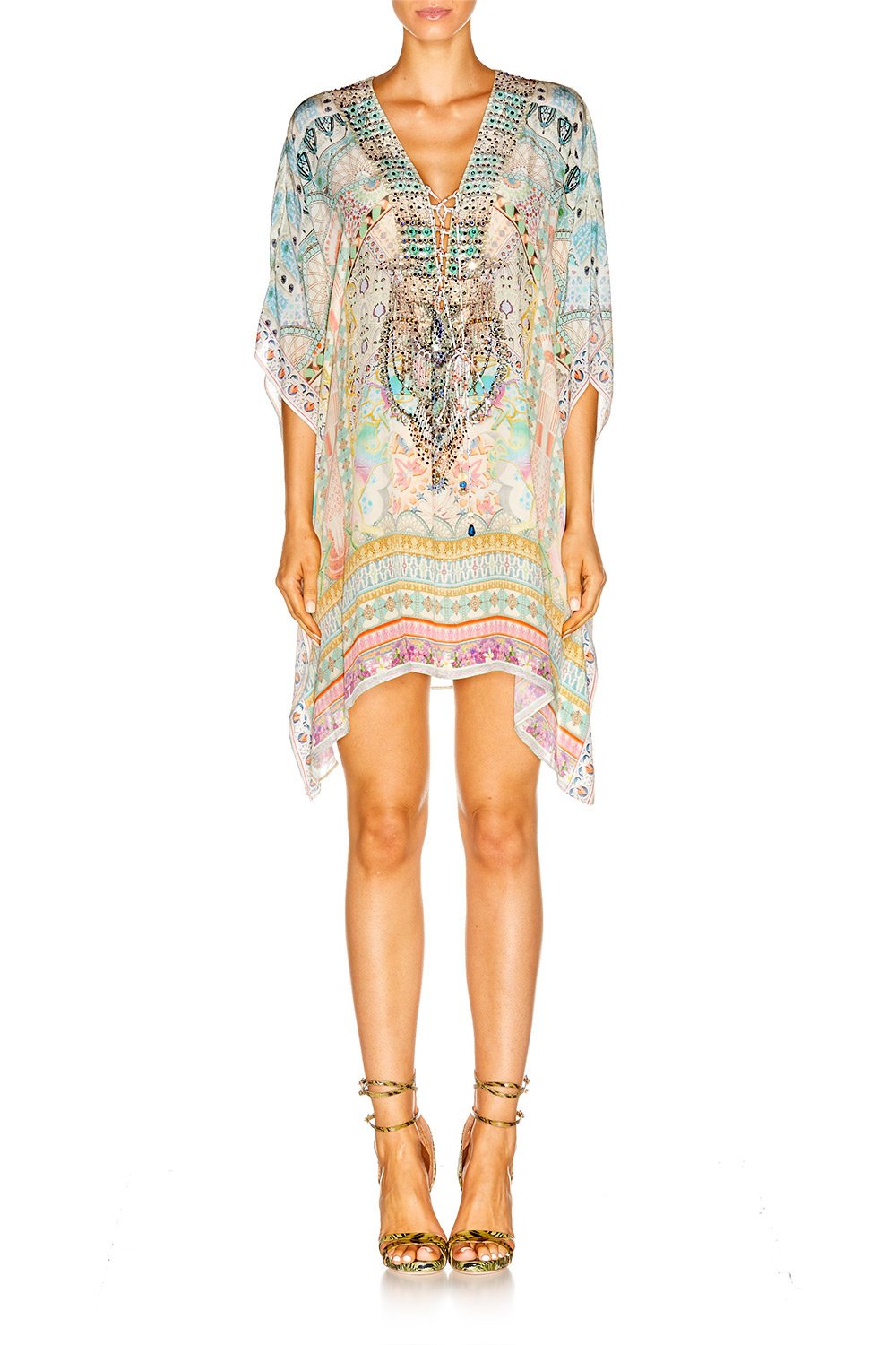 MY DUBAI DREAM SHORT LACE UP KAFTAN