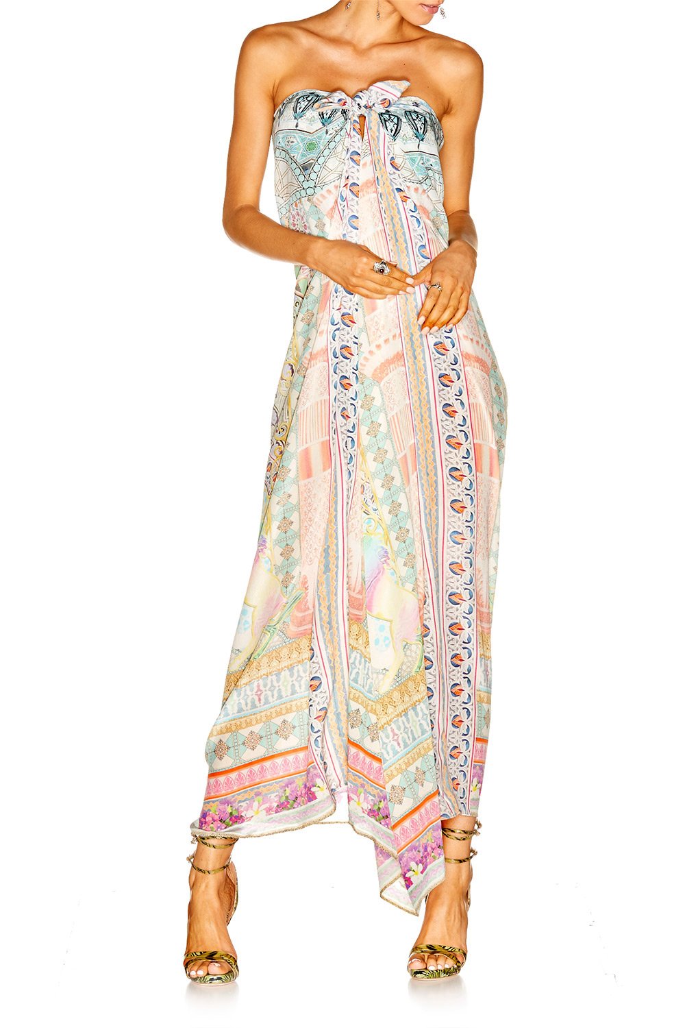 MY DUBAI DREAM ROUND NECK KAFTAN