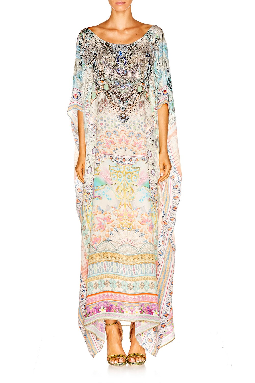 MY DUBAI DREAM ROUND NECK KAFTAN
