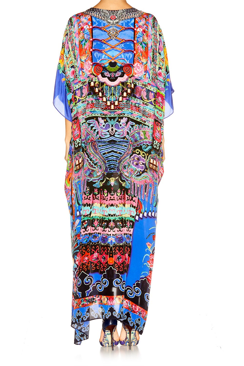 PRETTY PRECESSION LONG LACE UP KAFTAN