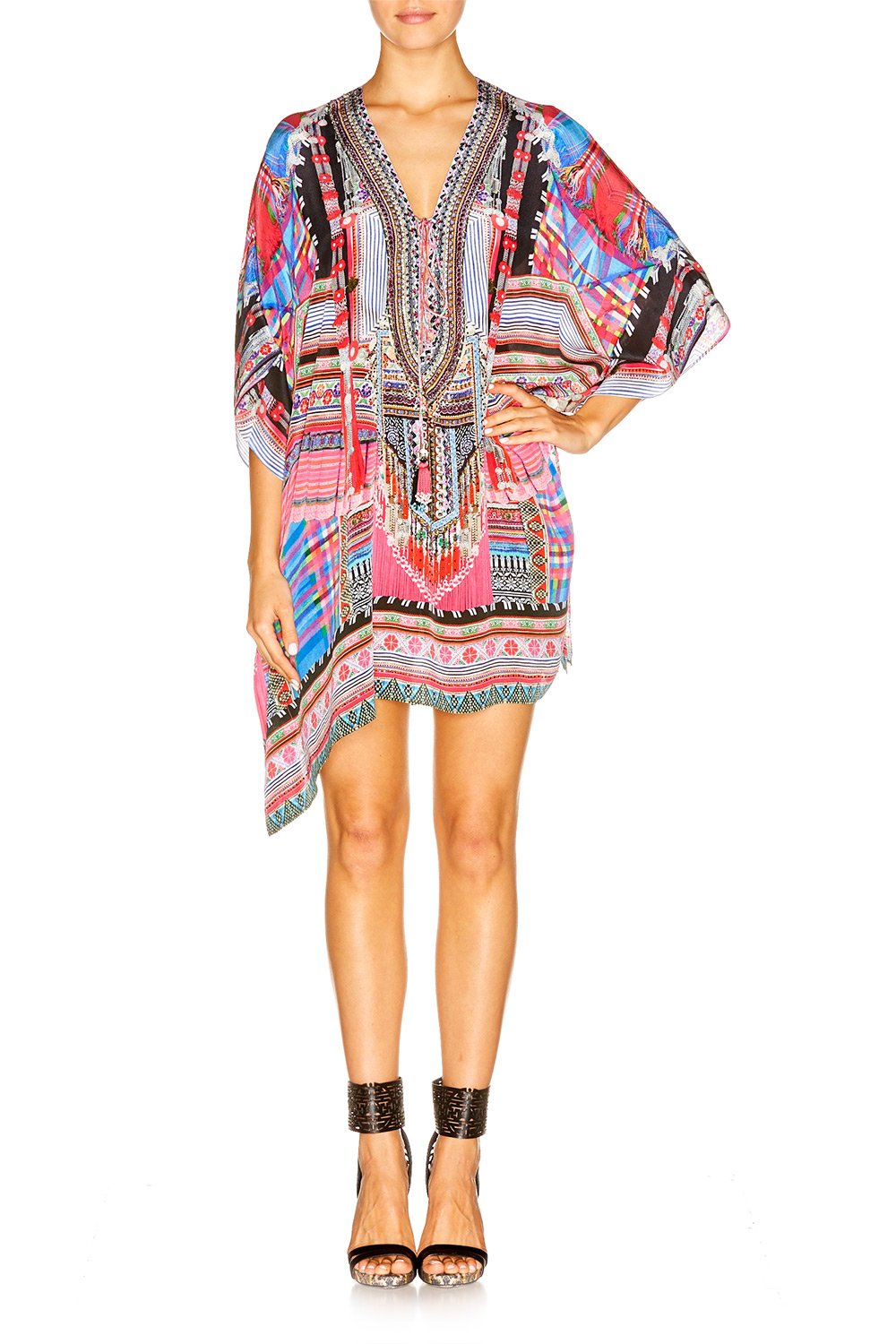 HANI HEAVEN SHORT LACE UP KAFTAN