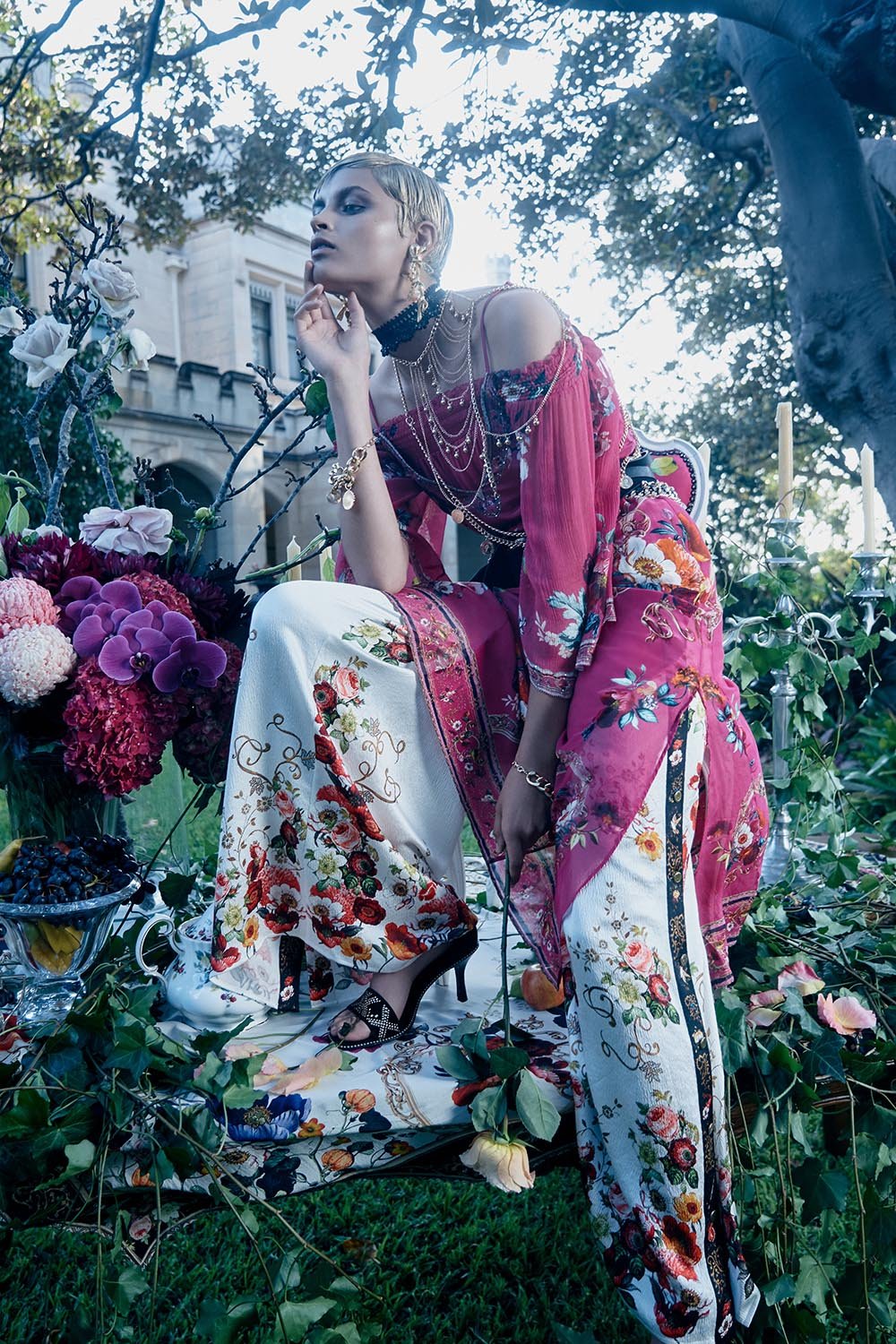 SIDE BUTTON UP PANT FAIRY GODMOTHER