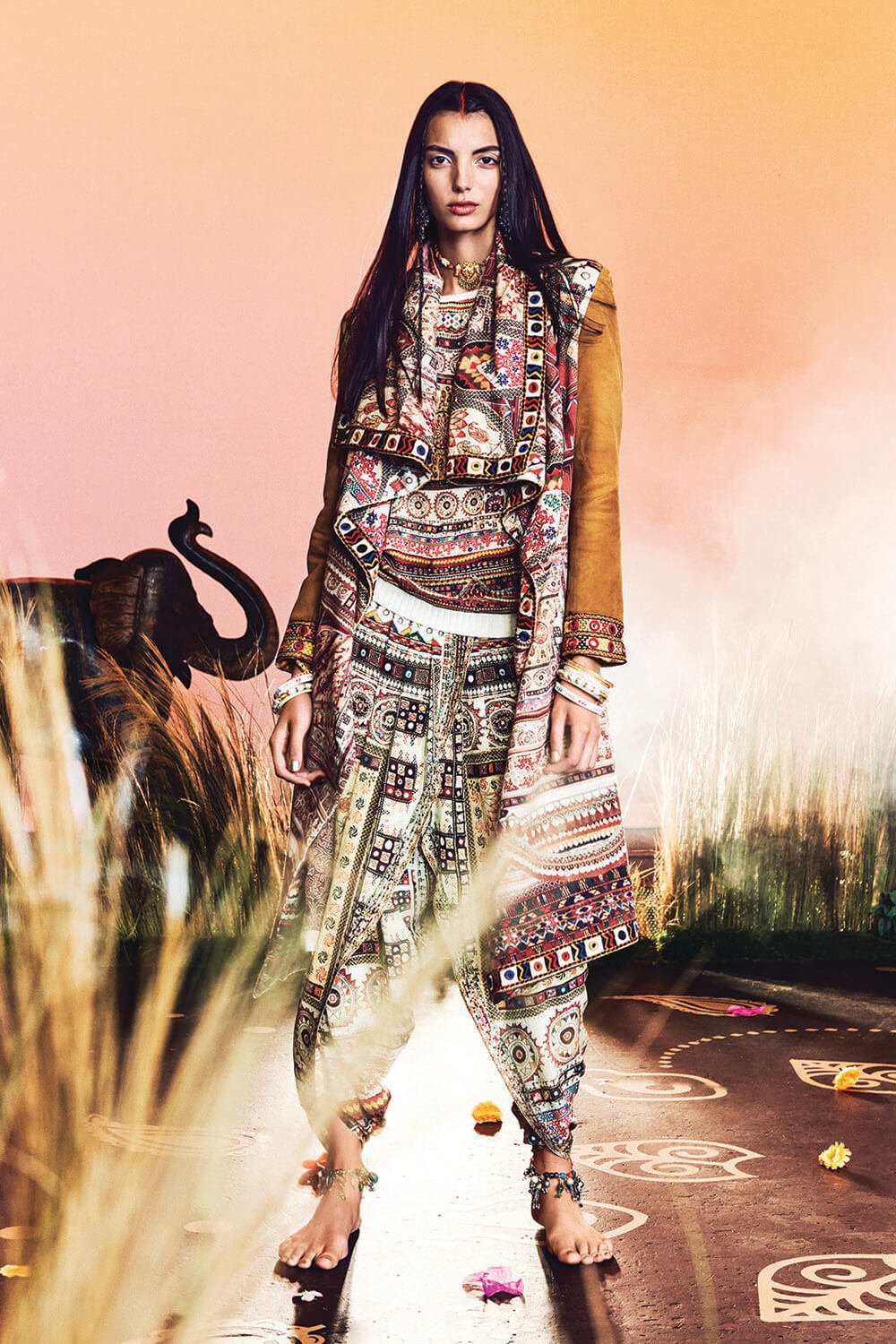 INDIANA FRANKS WRAP FRONT TROUSER