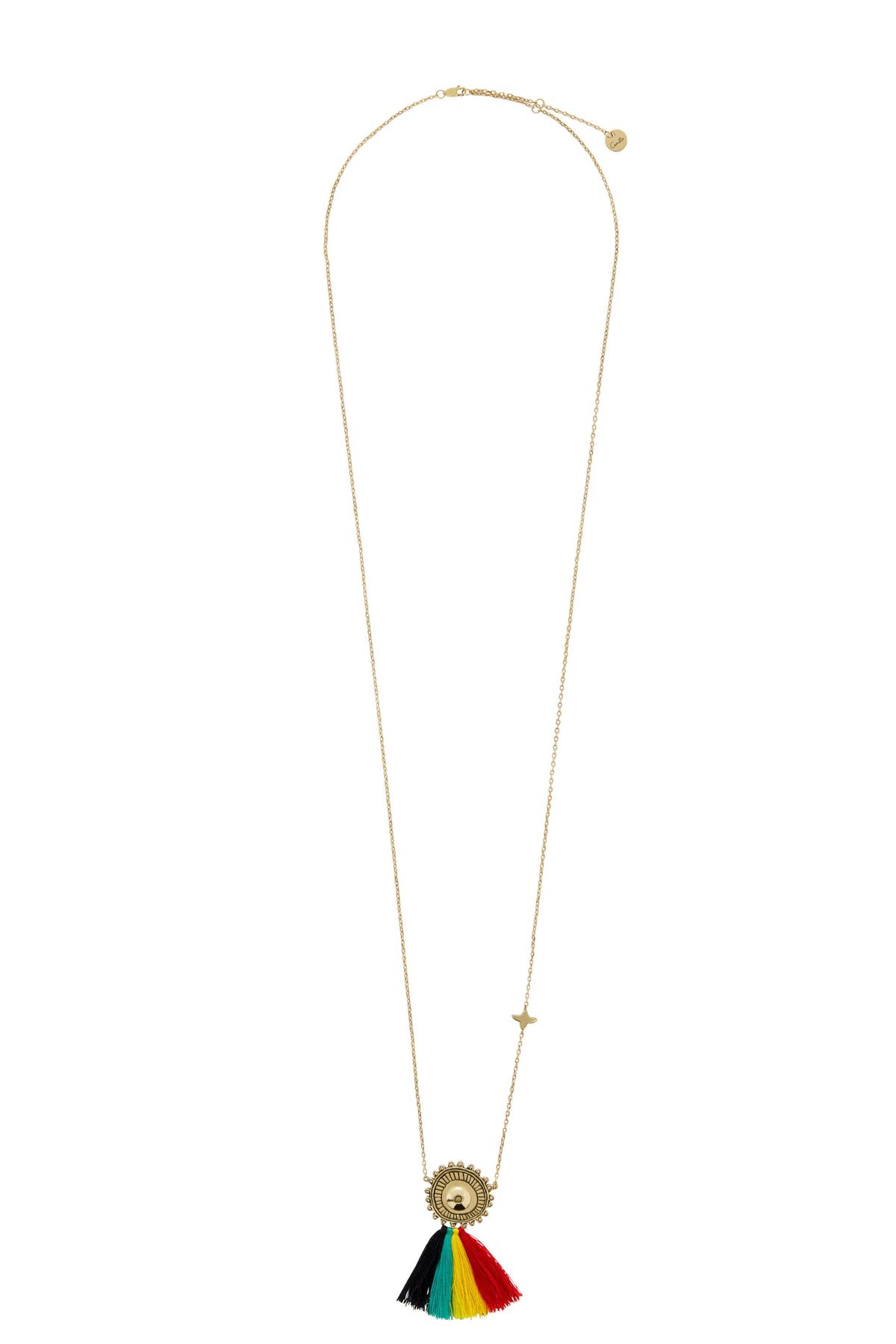 GOLD BRASS TUTTI FRUITI NECKLACE