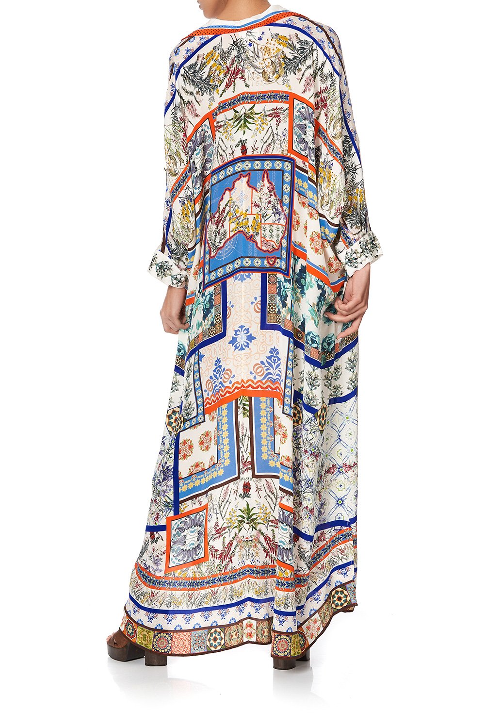 LONG COLLARED KAFTAN GONE COAST