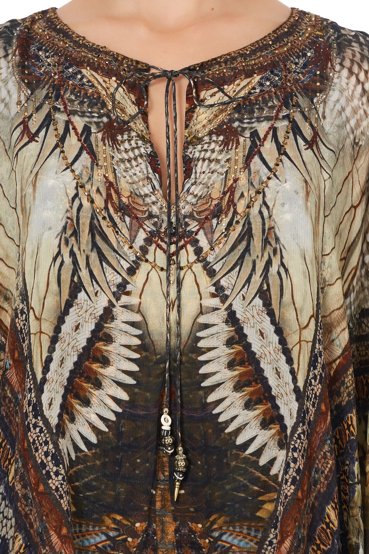 LONG SHEER OVERLAY DRESS KAKADU CALLING