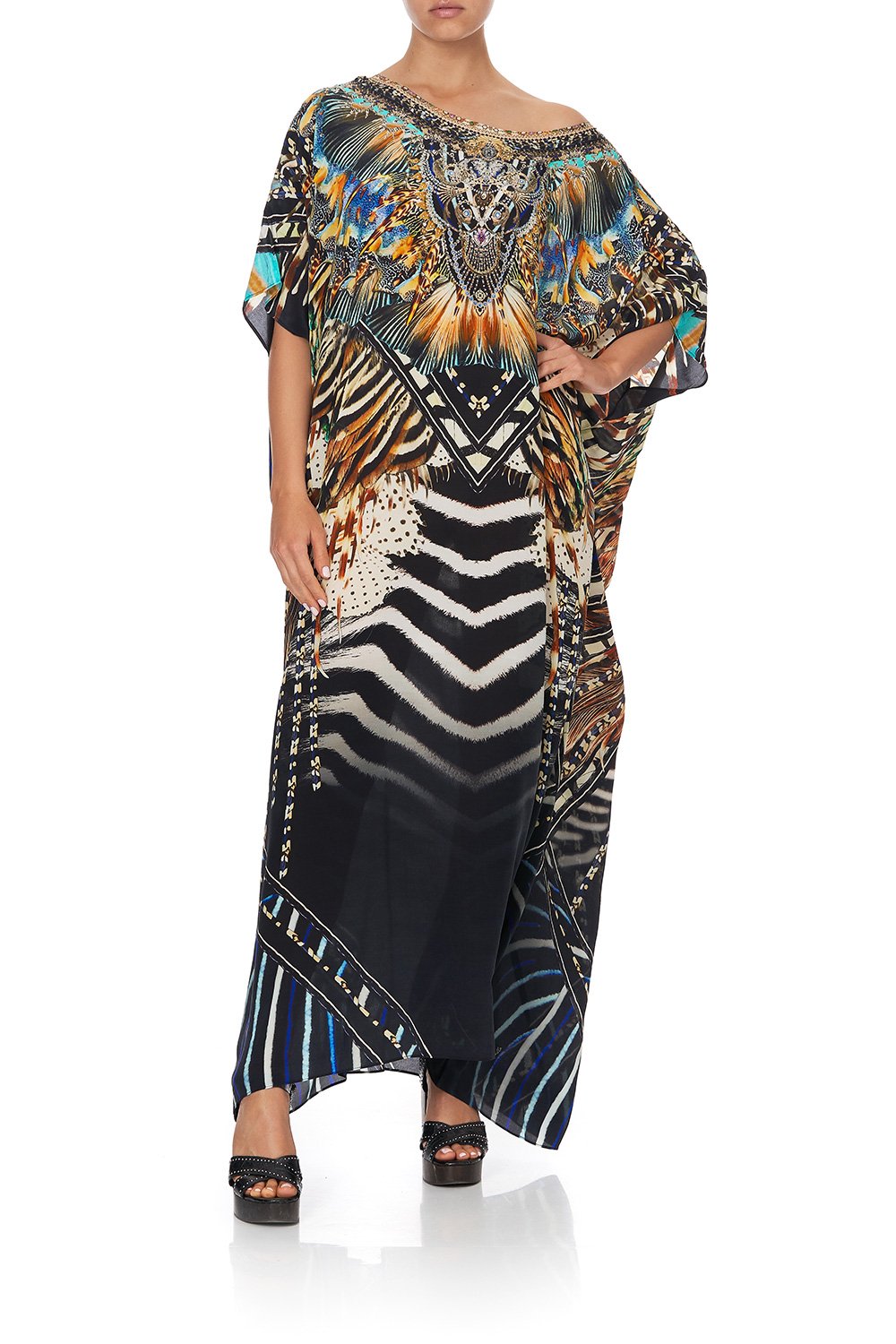ROUND NECK KAFTAN LOST PARADISE