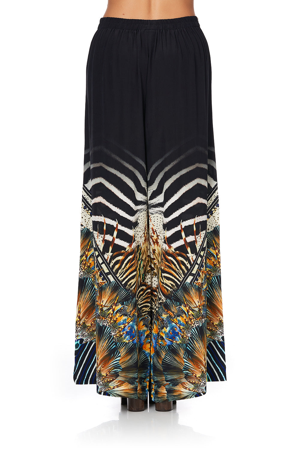 WIDE LEG TROUSER WITH FRONT POCKETS LOST PARADISE