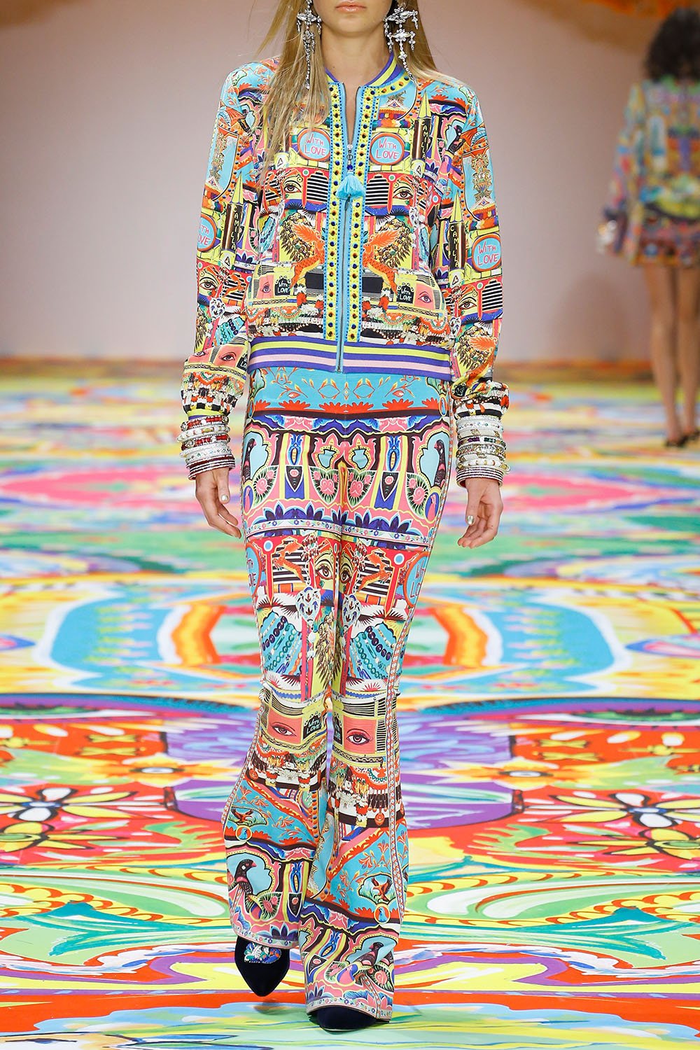 BOUNDLESS BLISS HIGH WAISTED FLARED TROUSER