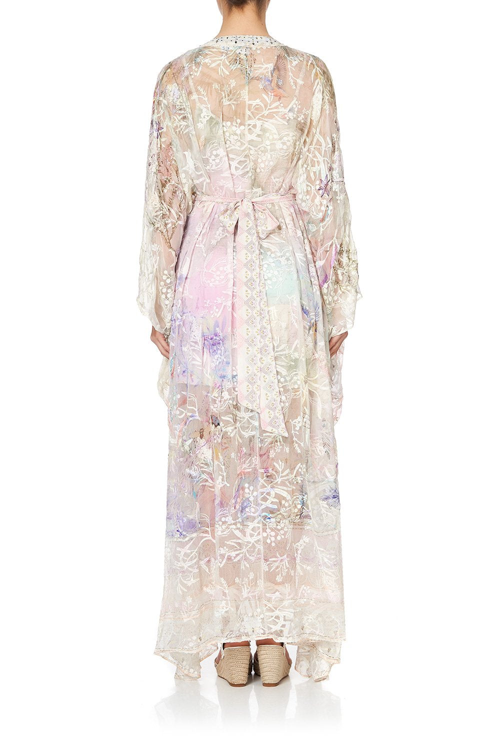 LONG KAFTAN WITH WAISTBAND MERMAID MILLA