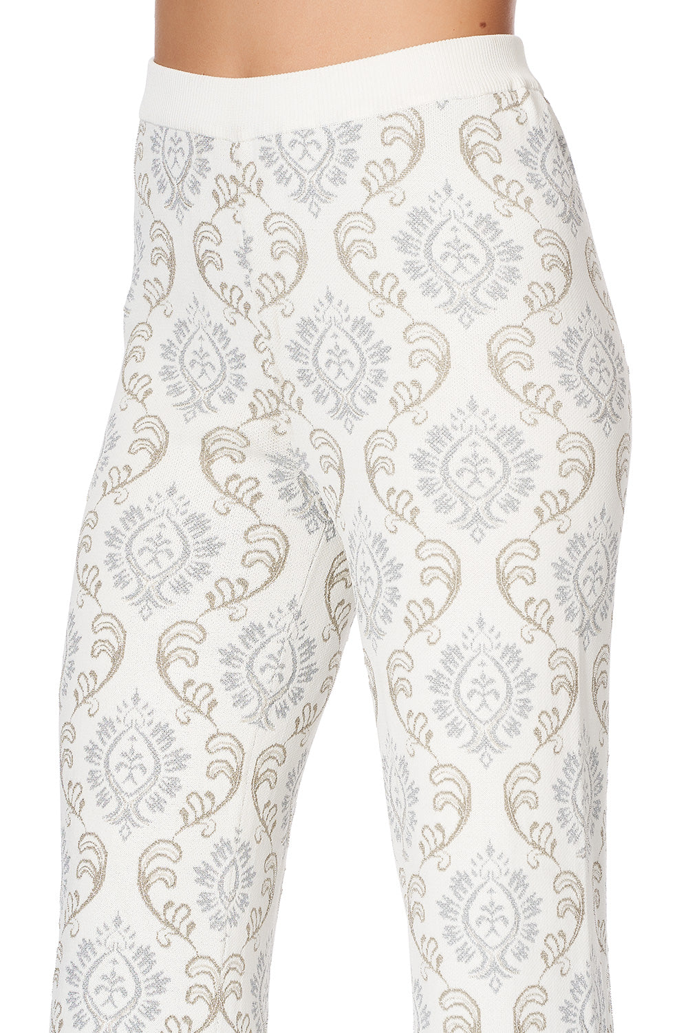 FLARED KNIT PANT CRYSTAL CASTLE