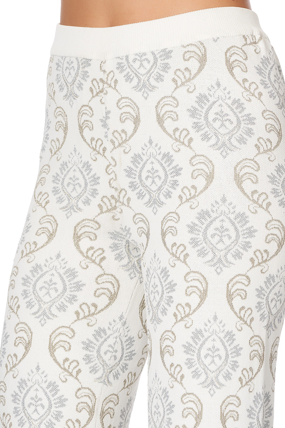 FLARED KNIT PANT CRYSTAL CASTLE