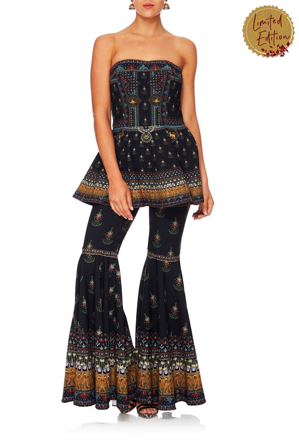 BLISS OF BOHEMIA FLARED TROUSER W SIDE POCKET