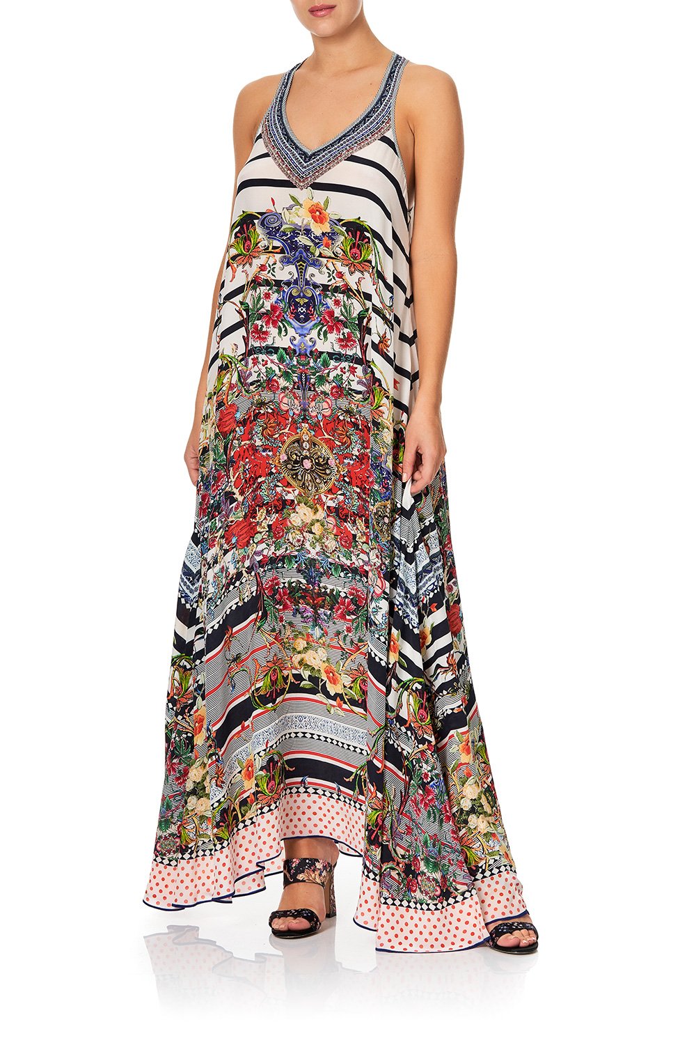 V NECK RACERBACK DRESS JOIE DE VIVRE