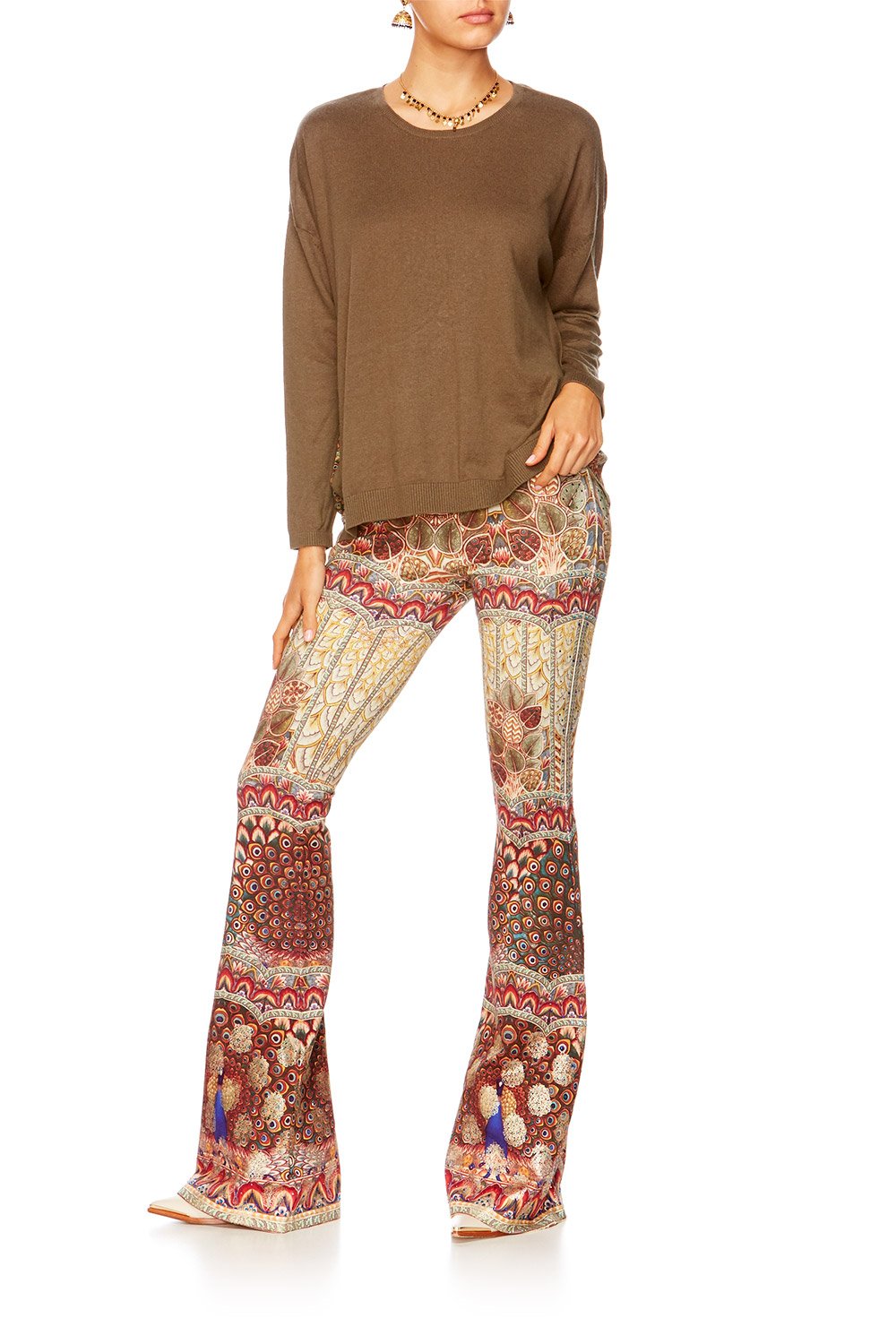 ECHOES OF ENCHANTMENT JUMPER W CONTRAST BACK