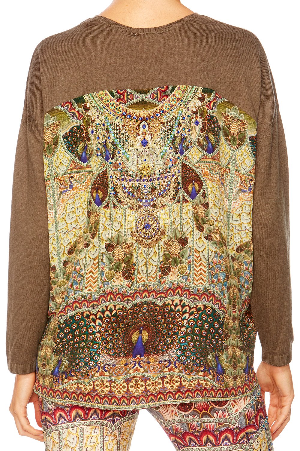 ECHOES OF ENCHANTMENT JUMPER W CONTRAST BACK