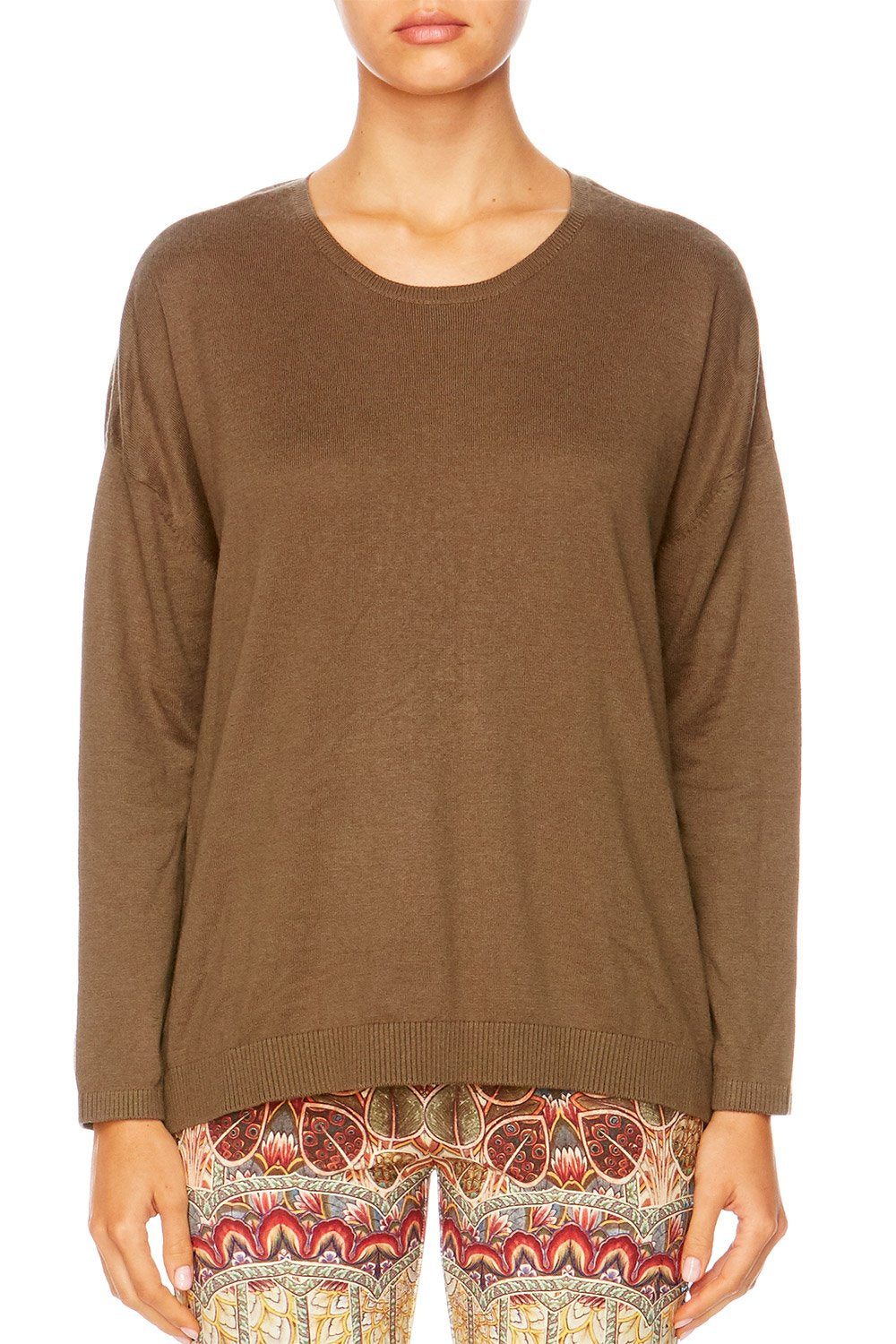 ECHOES OF ENCHANTMENT JUMPER W CONTRAST BACK