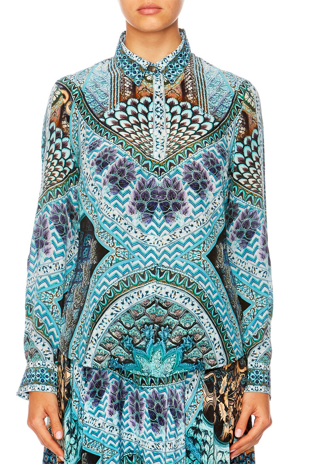 TURN ON THE CHARM SLIM FIT LONG SLEEVE SHIRT