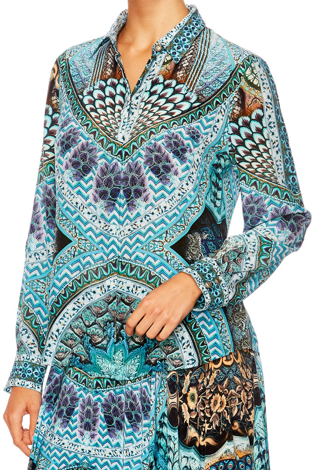 TURN ON THE CHARM SLIM FIT LONG SLEEVE SHIRT