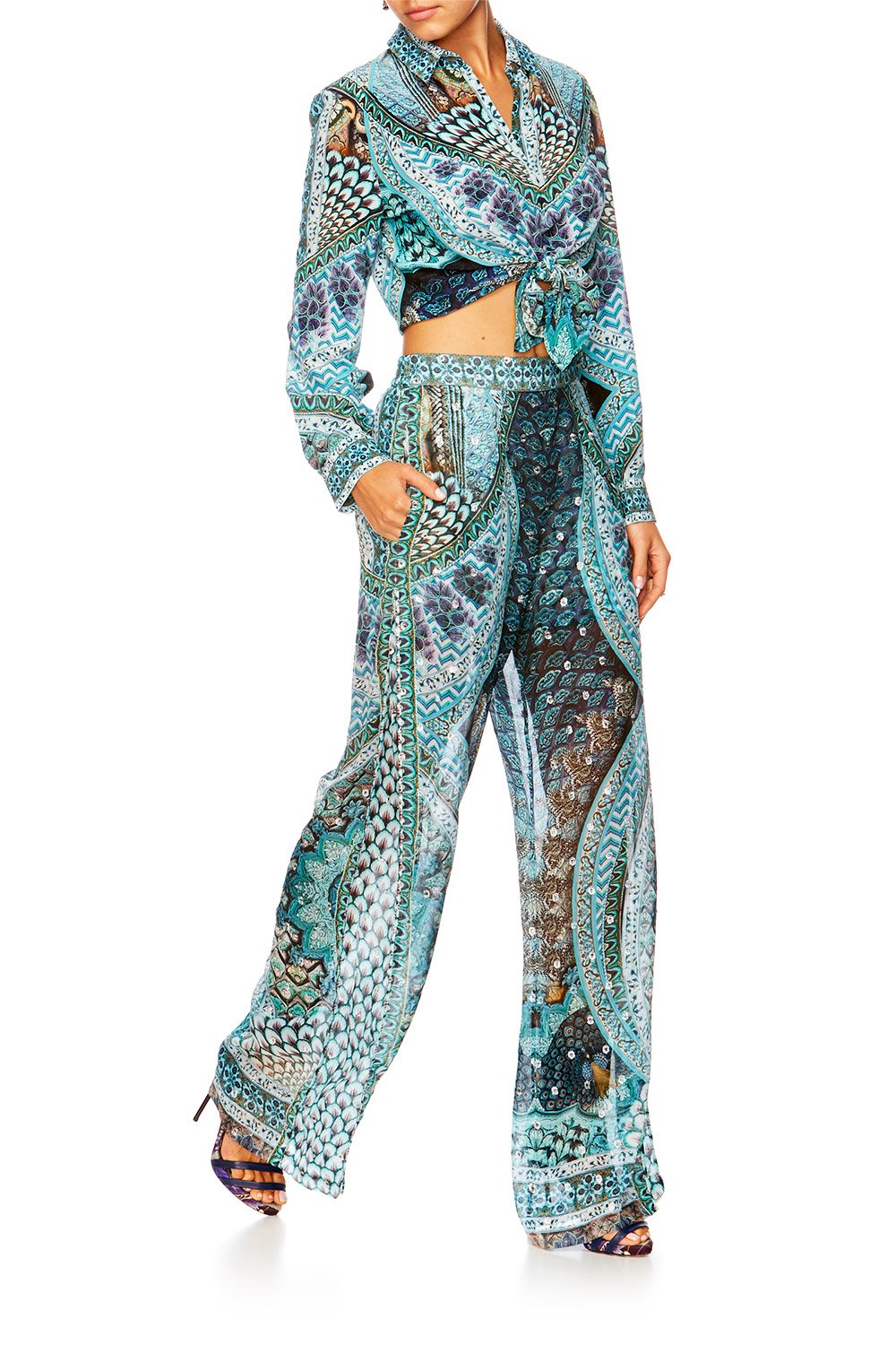 TURN ON THE CHARM SLIM FIT LONG SLEEVE SHIRT