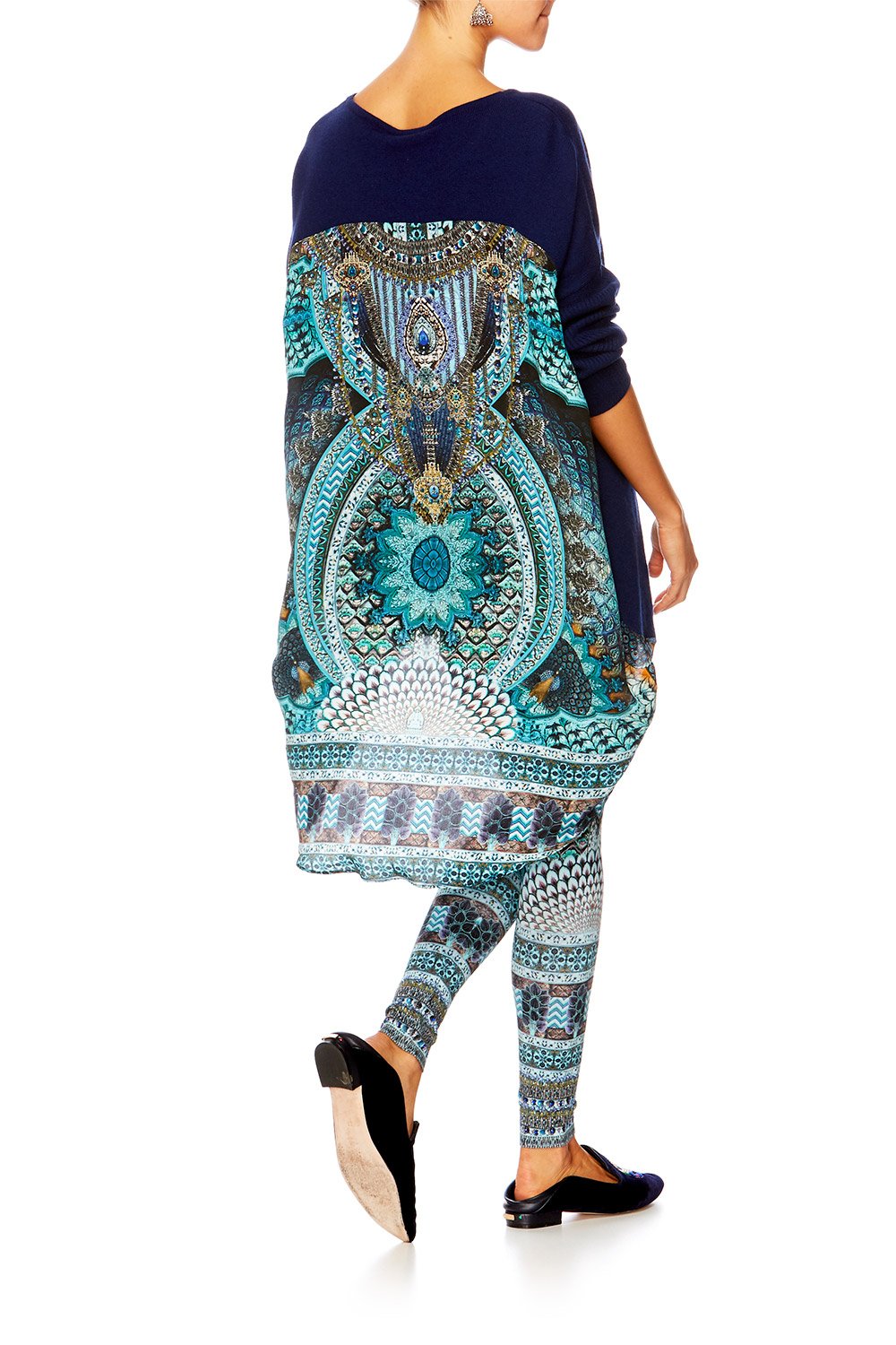 TURN ON THE CHARM LONG SLEEVE JUMPER W PRINT BACK