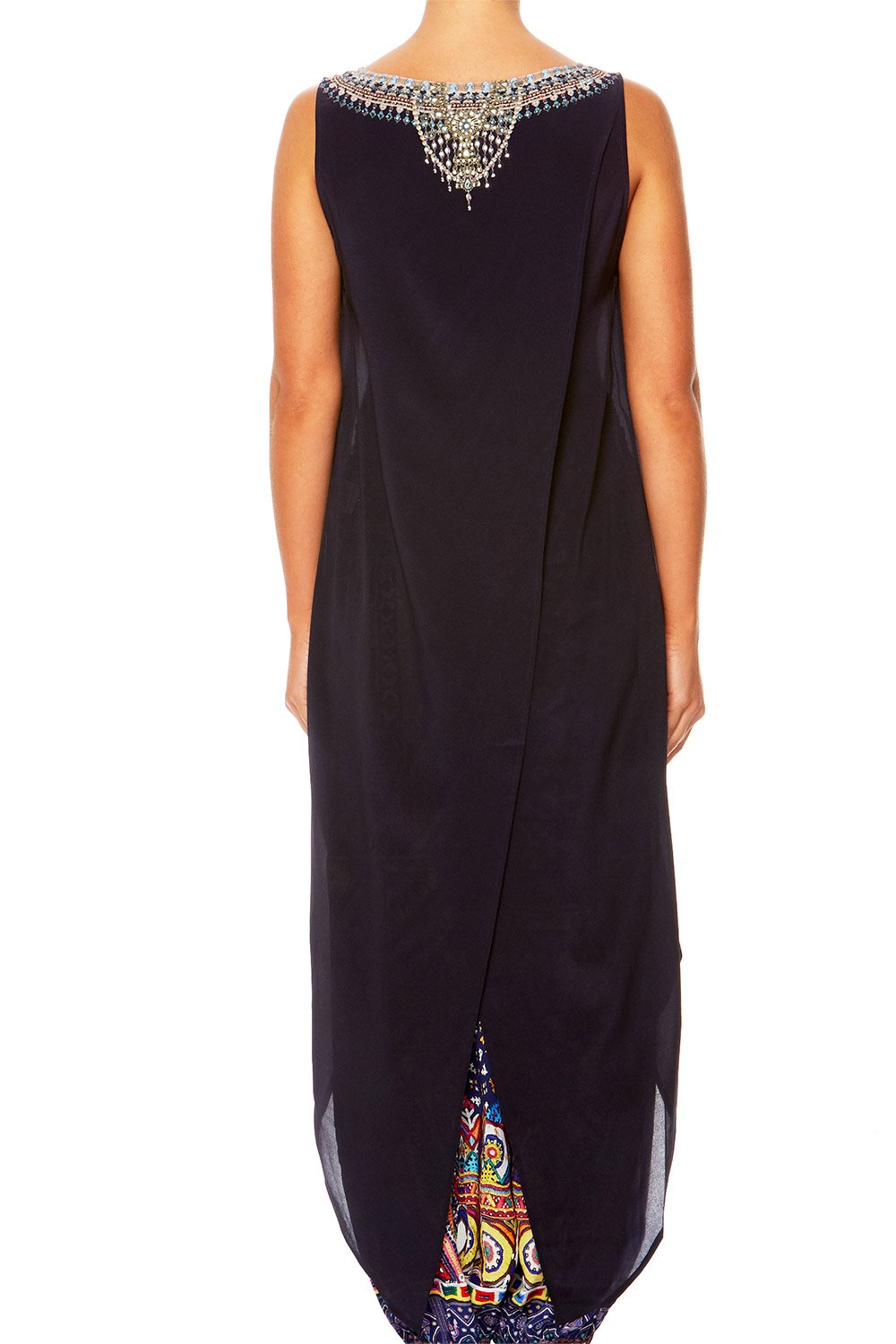 WHERE YOULL FIND ME HIGH LOW CROSS OVERLAY TOP