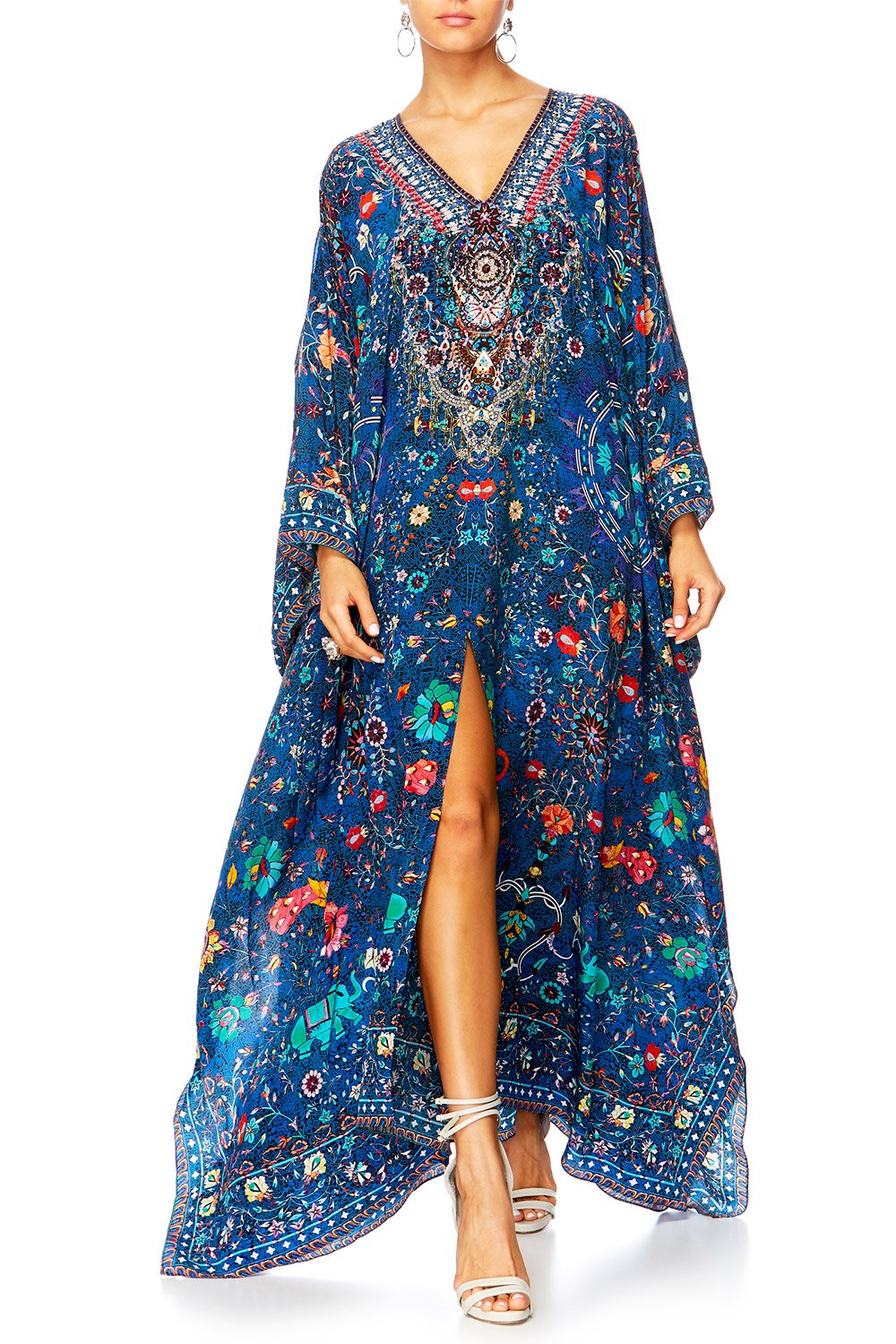 KINDNESS KALEIDOSCOPE SPLIT FRONT & SLEEVE KAFTAN