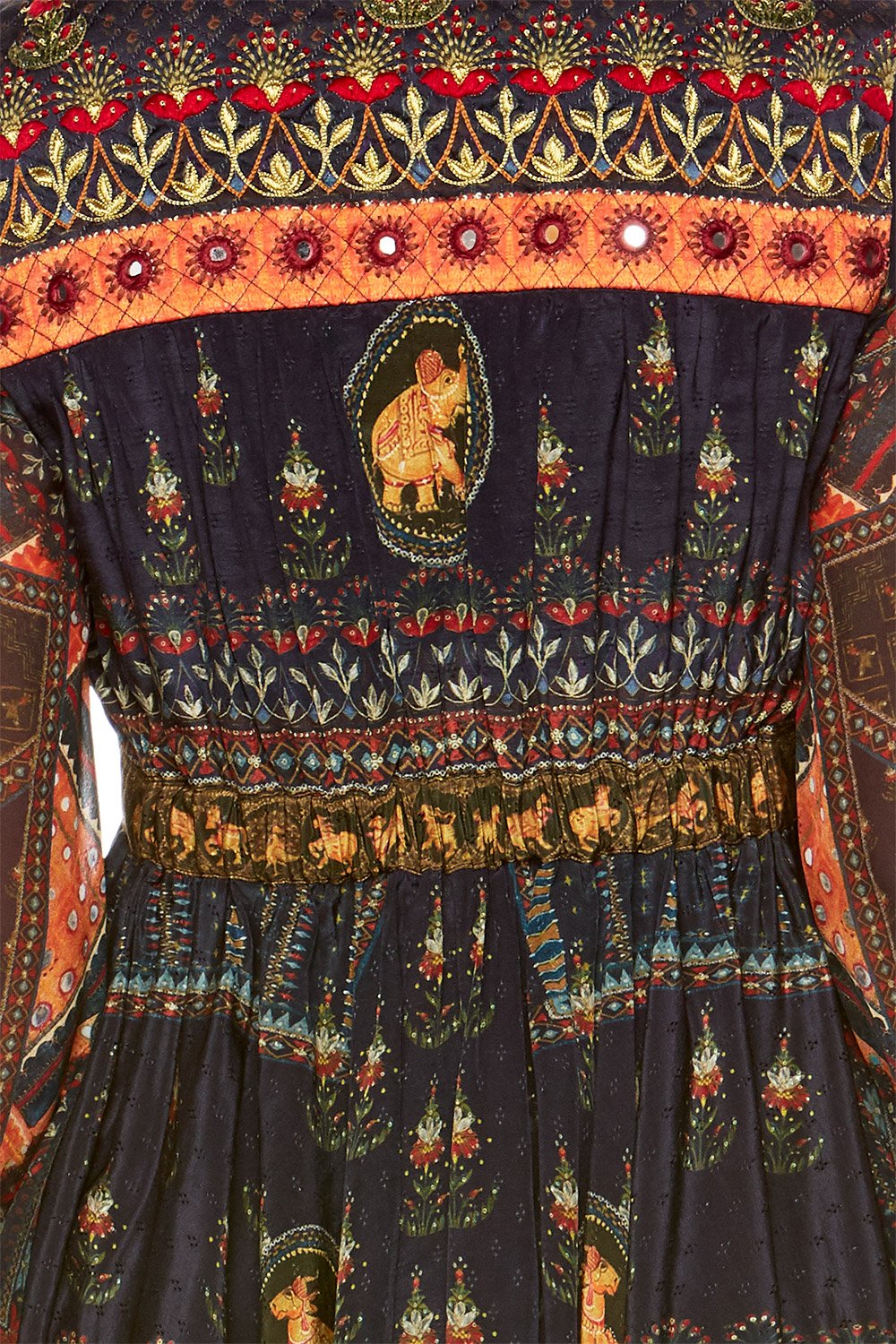 BLISS OF BOHEMIA SHORT PEASANT DRESS