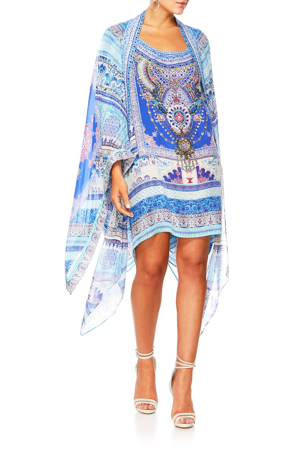 STRENGTH IN RAYS LONG DRAPED ROBE